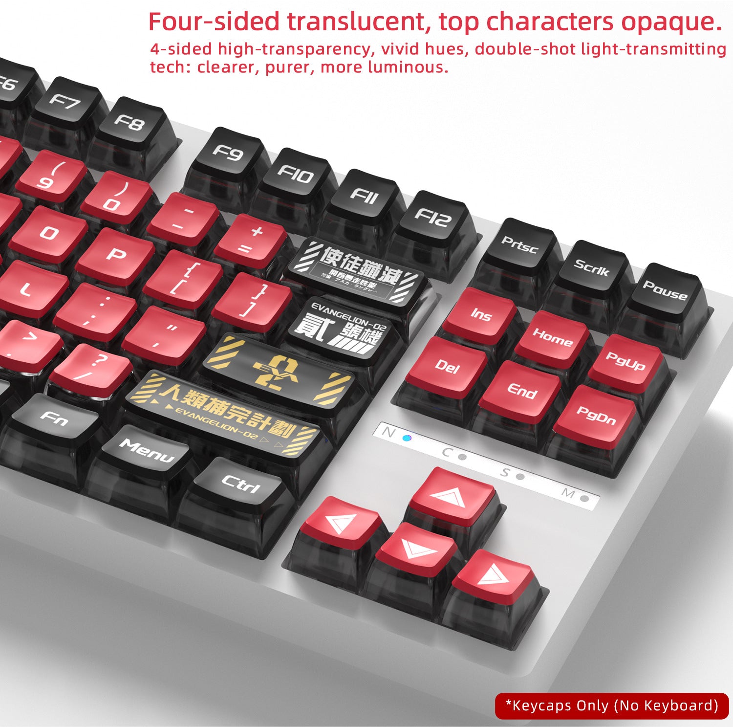 EVA Asuka Four-Sided Backlight Keycaps