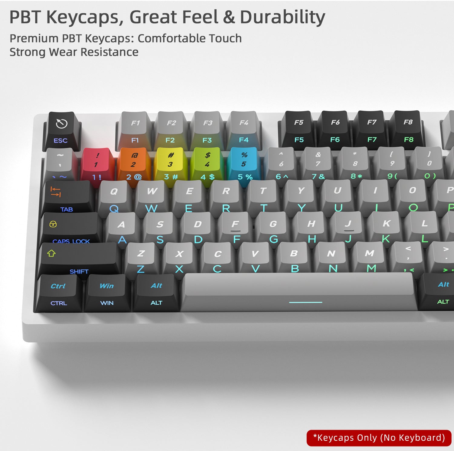 Printed Miffy Side Backlight Keycaps