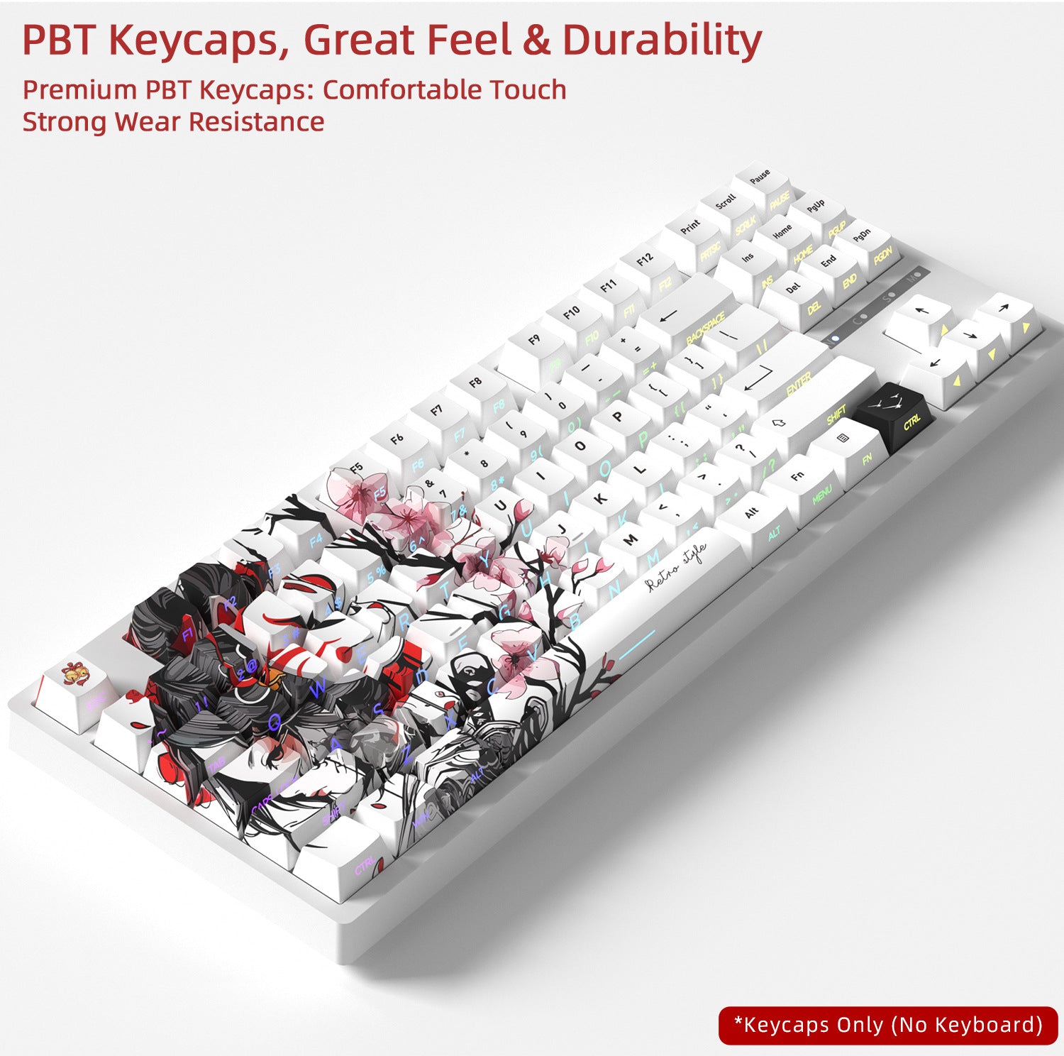 Red Fox Side Backlight Keycaps