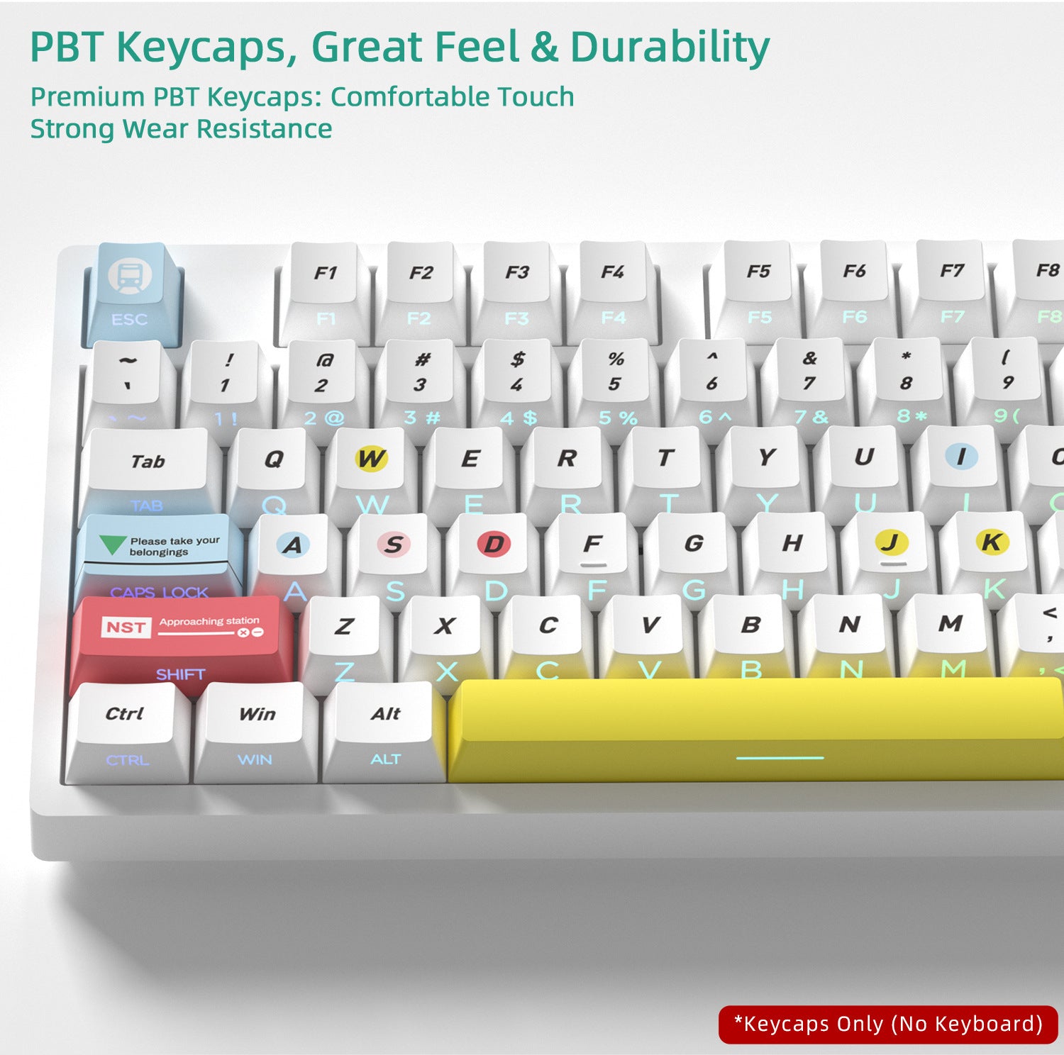 Singapore MRT Side Backlight Keycaps
