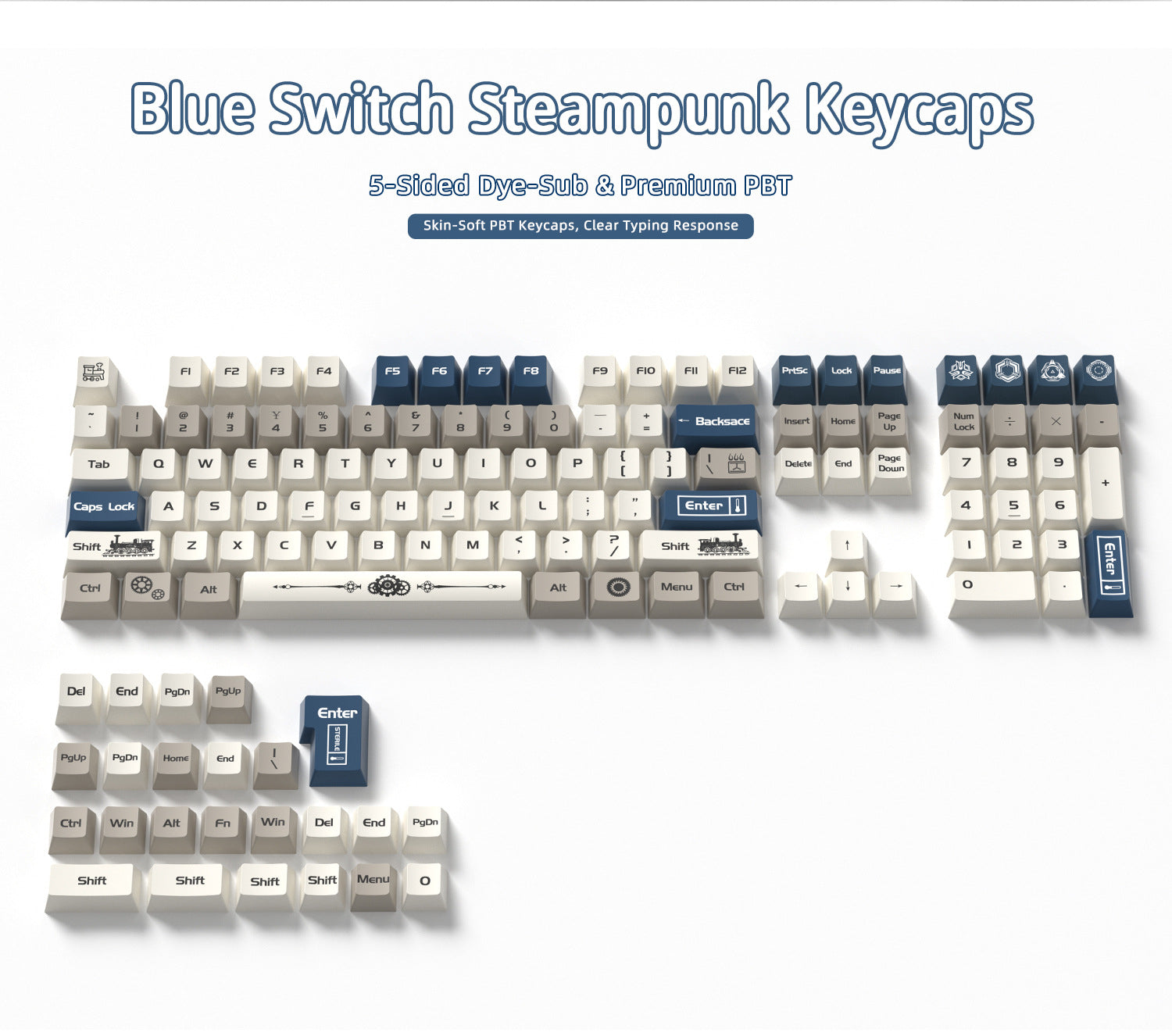 Steampunk Keycaps