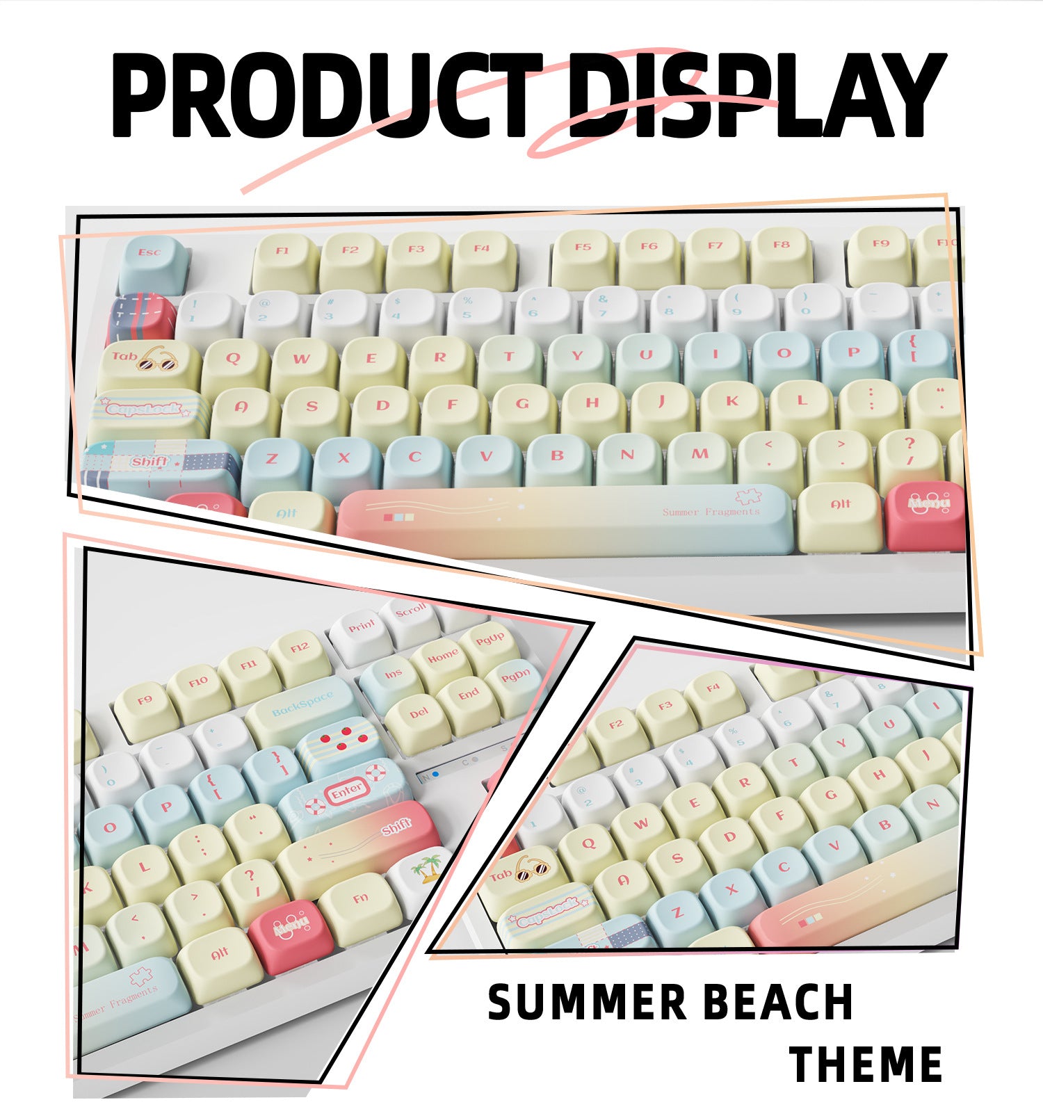 Summer Beach Keycaps