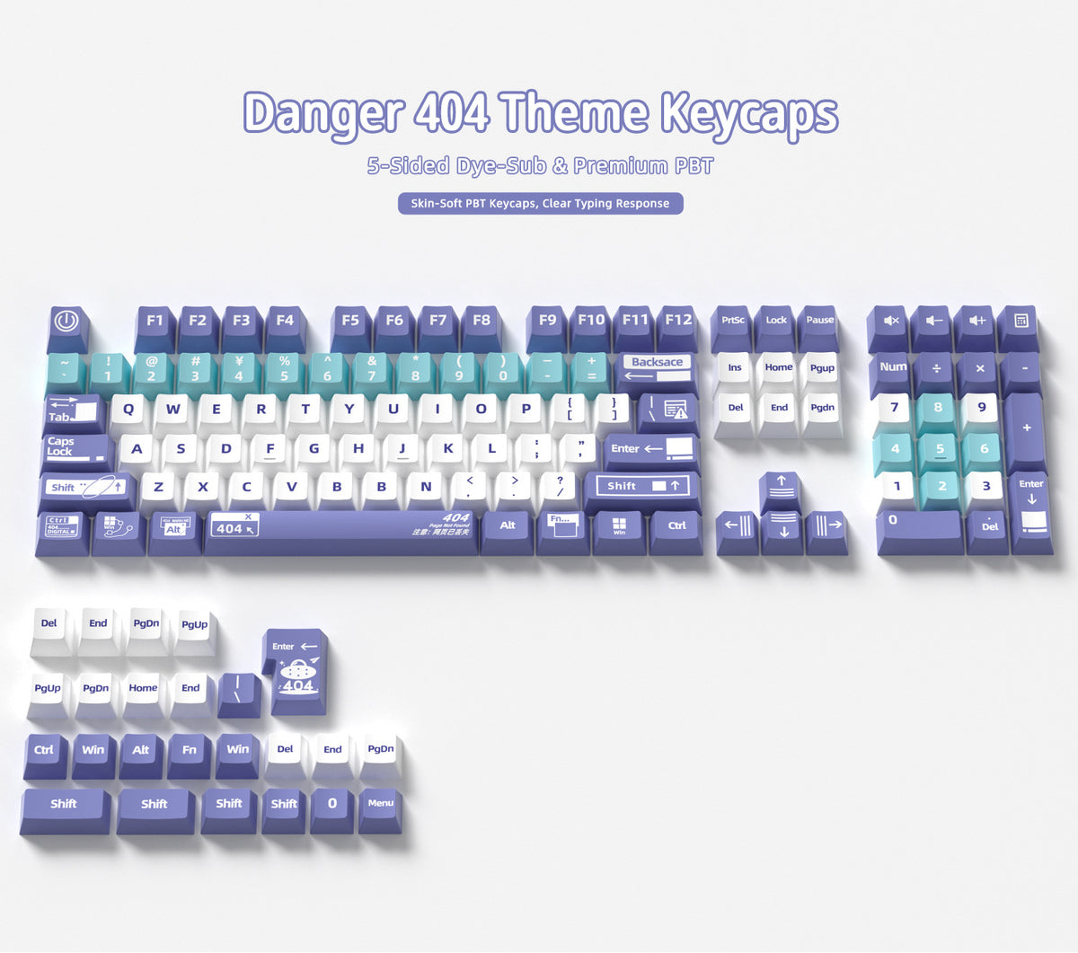 Danger 404 Keycaps
