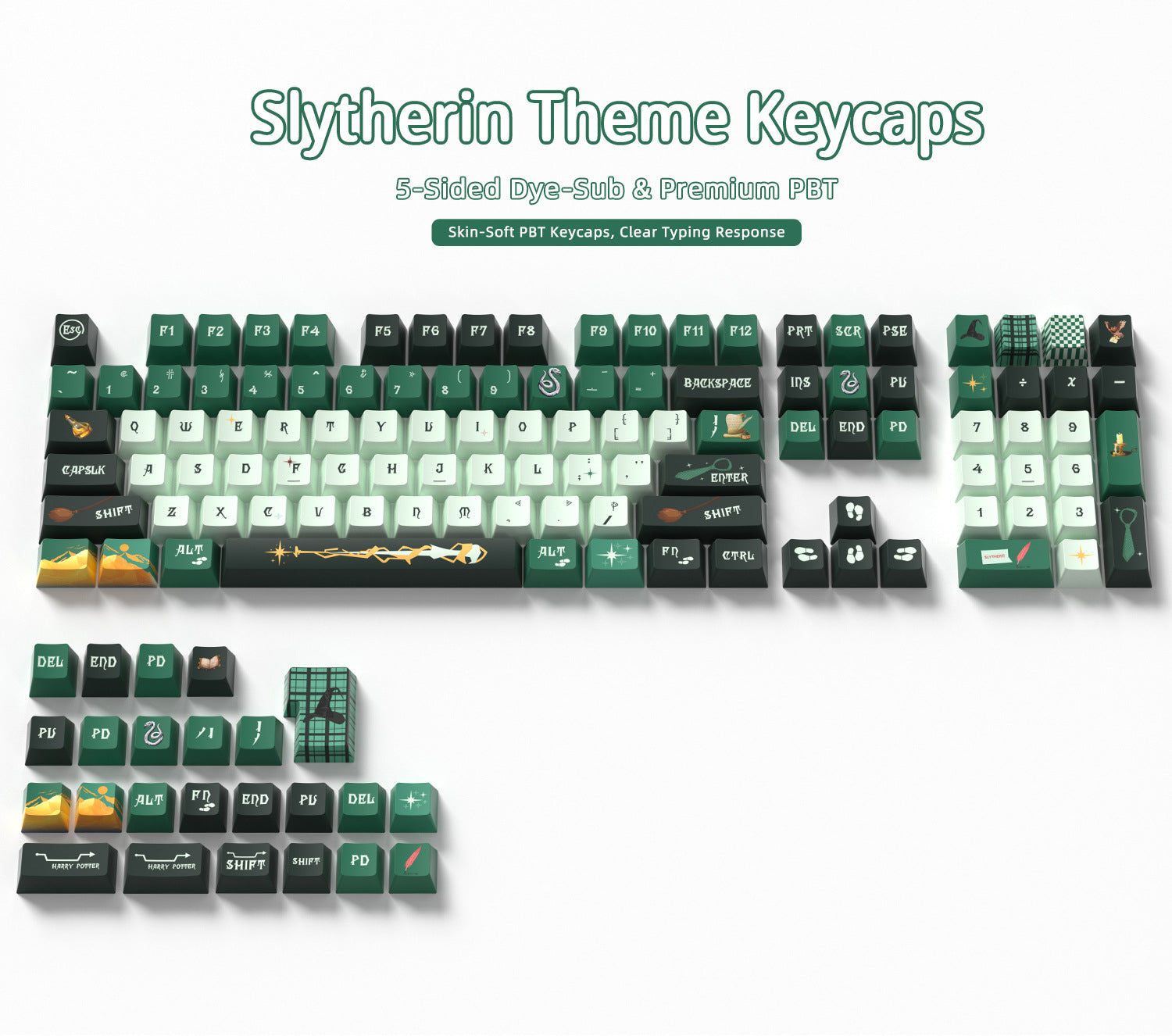 Slytherin Keycaps