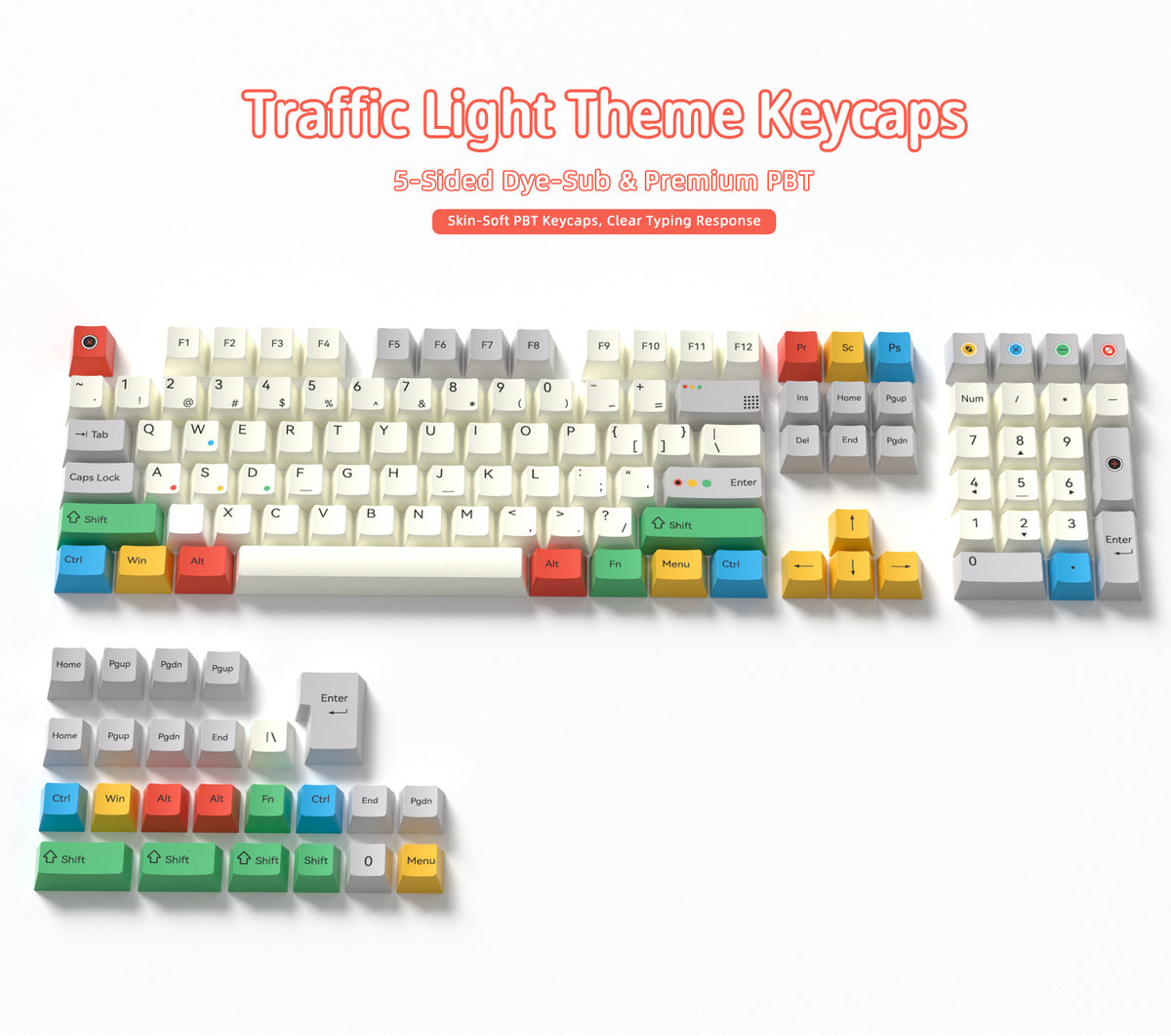 Traffic Light Keycaps