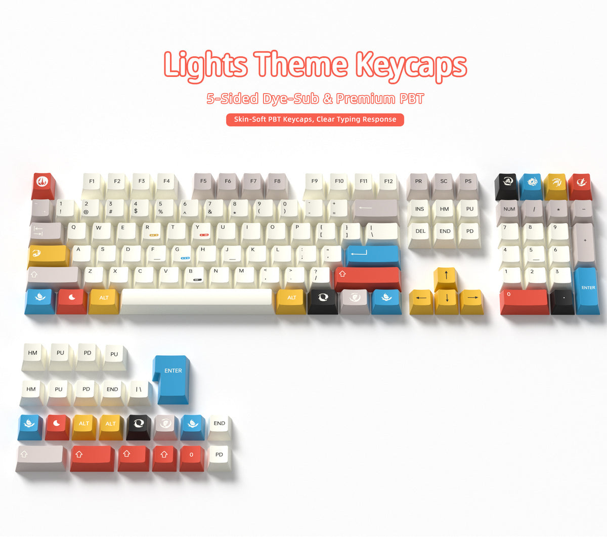 Lights Theme Keycaps