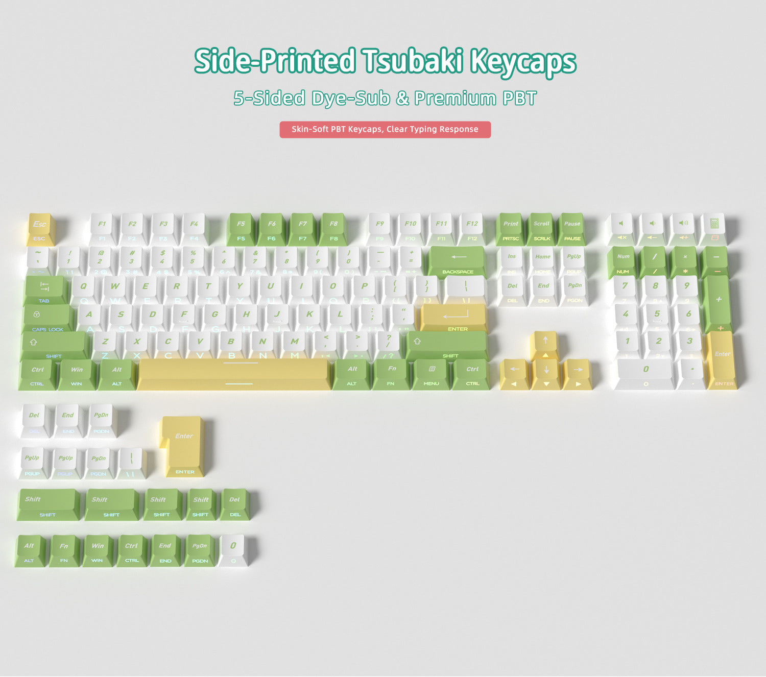 Tsubaki Side Backlight Keycaps