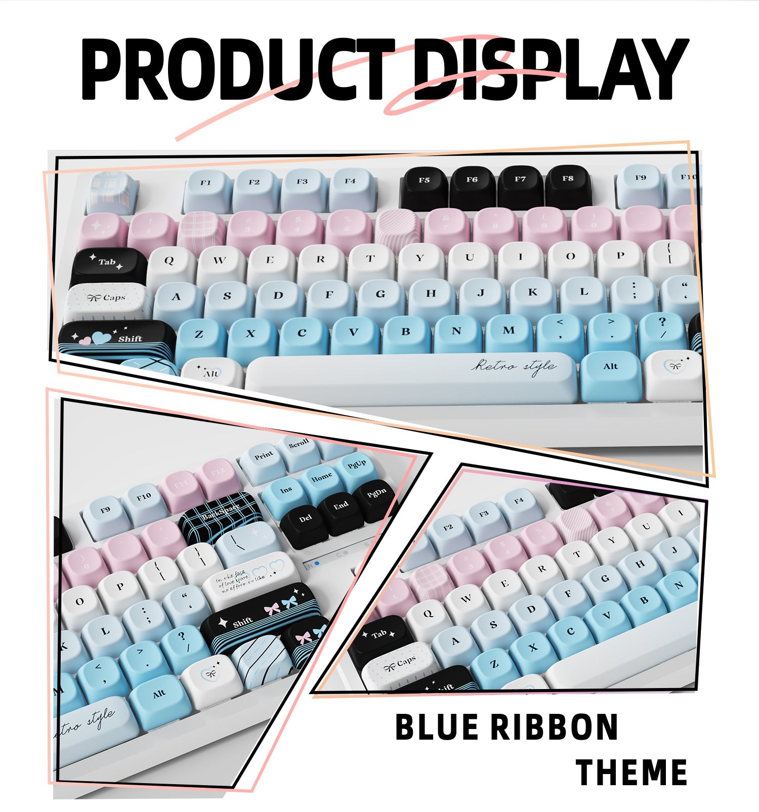 Blue Ribbon Keycaps