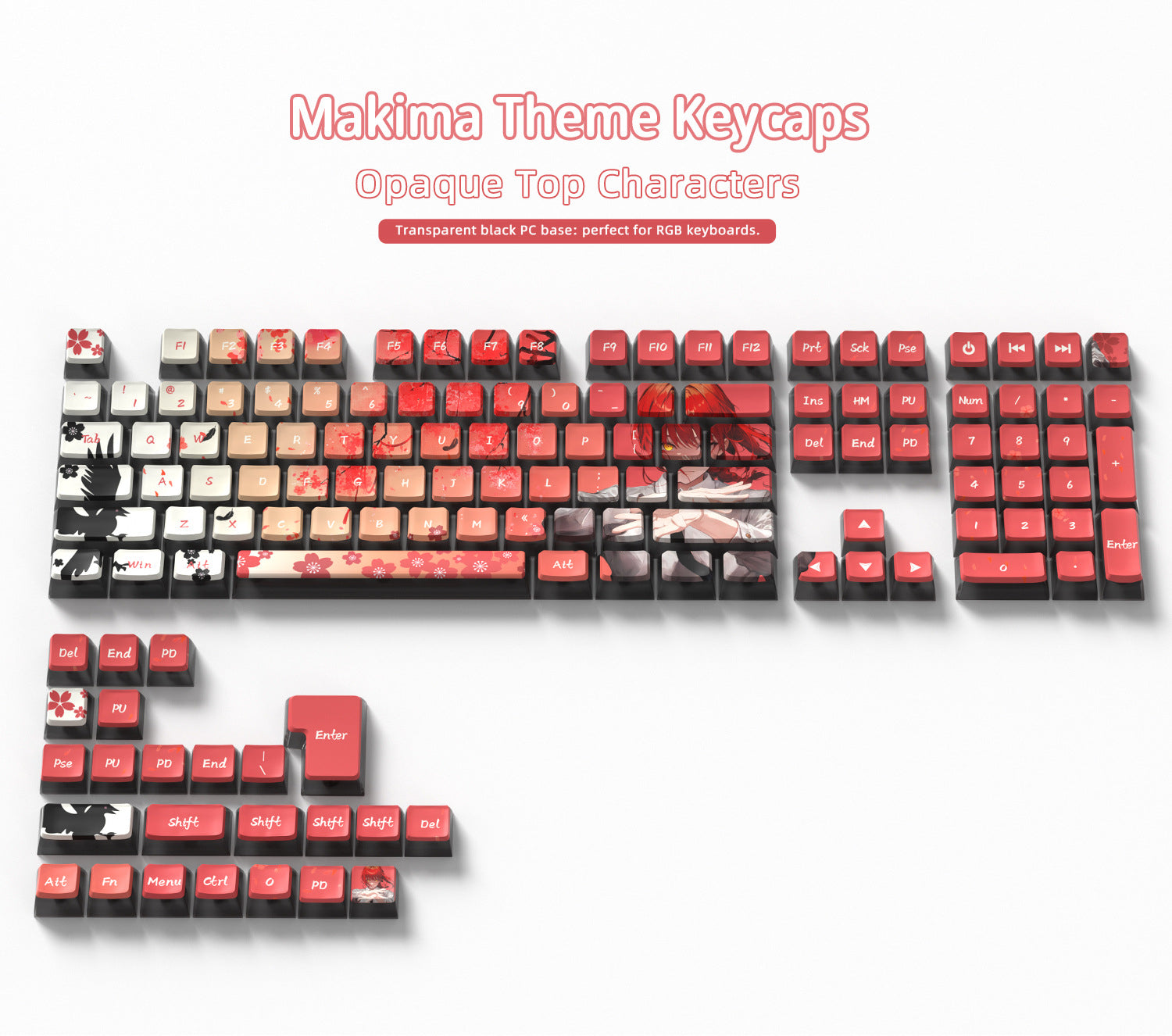 Makima Four-Sided Backlight Keycaps