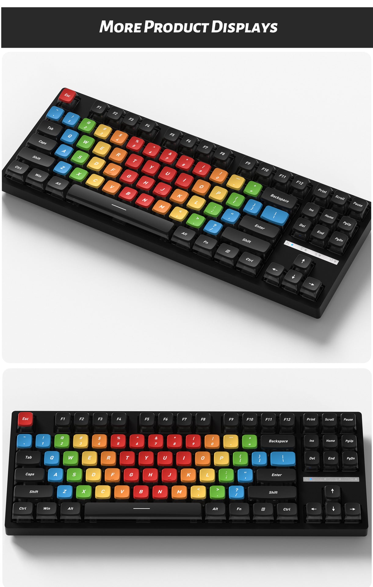 Click Four-Sided Backlight Keycaps