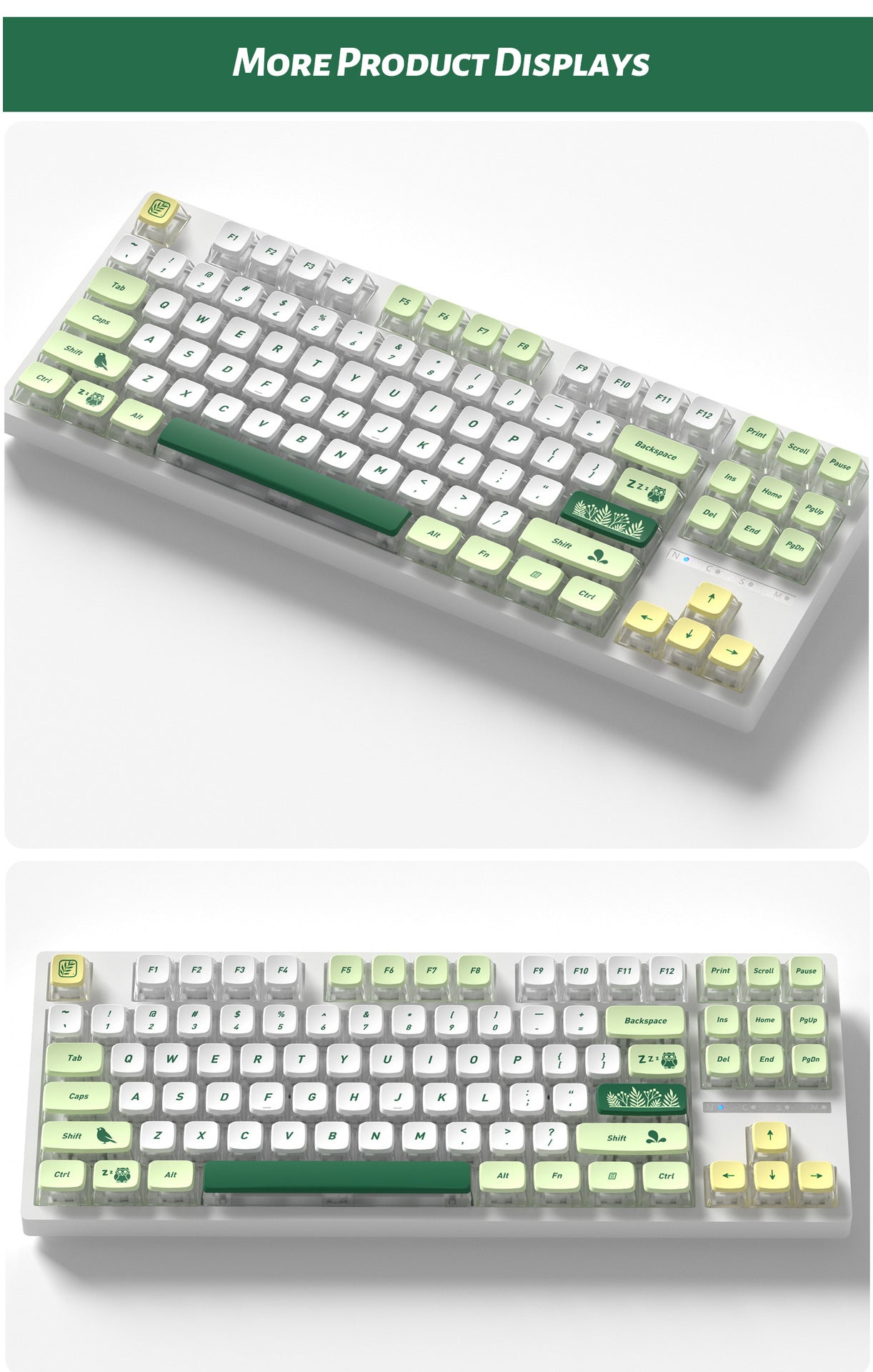 Botanical Garden Four-Sided Backlight Keycaps
