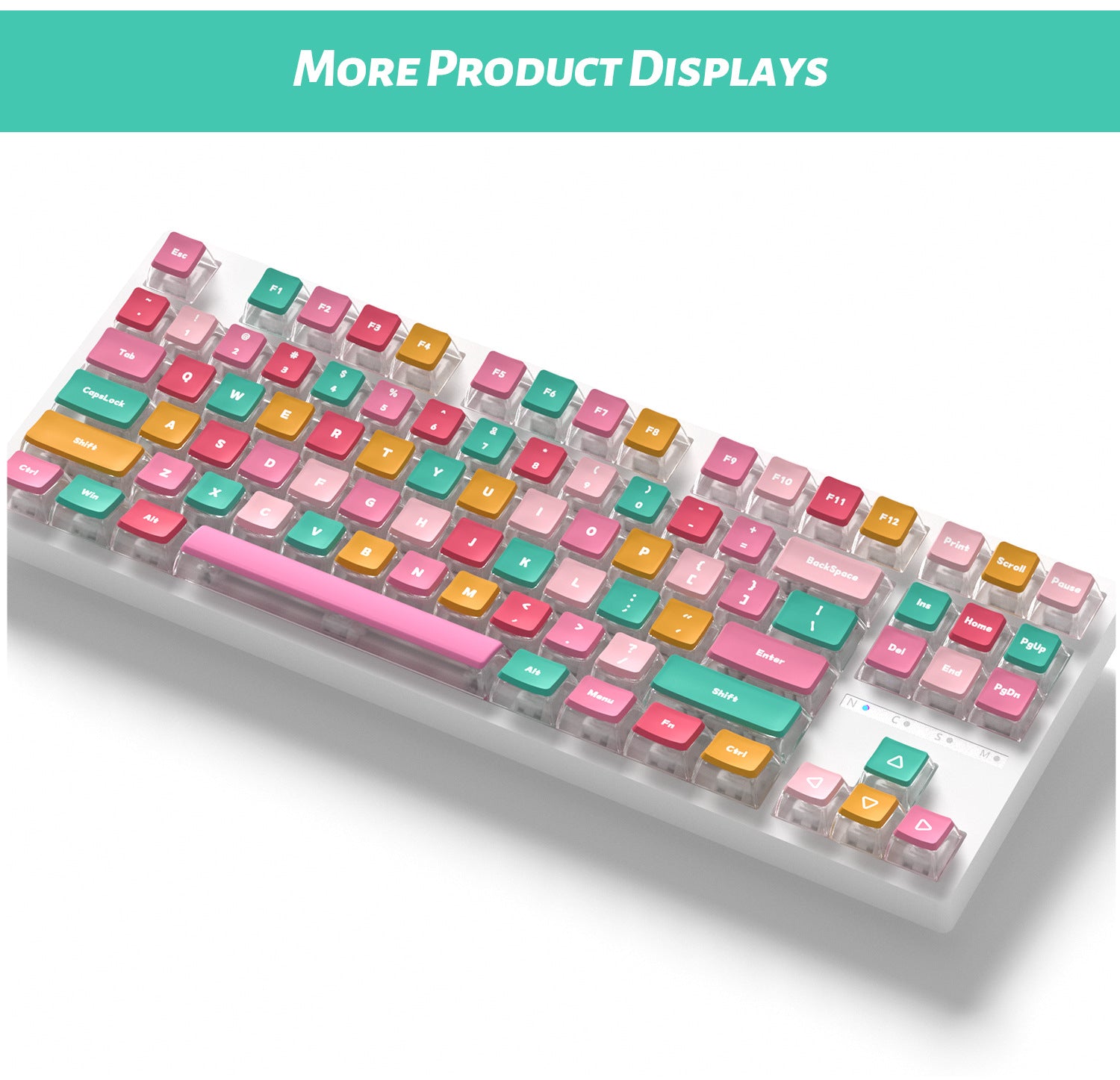 Lipstick Mix Four-Sided Backlight Keycaps