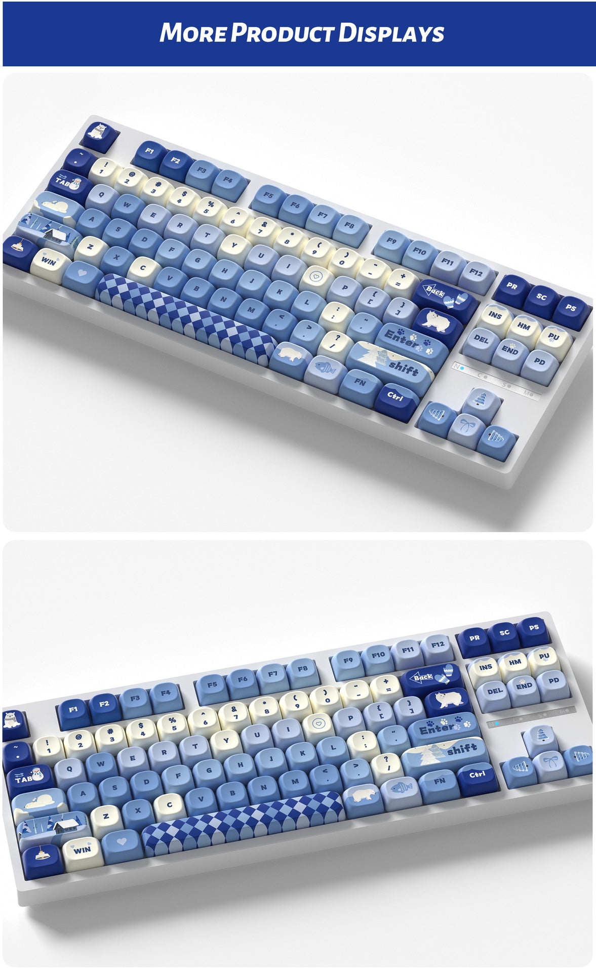 Polar Bear Keycaps