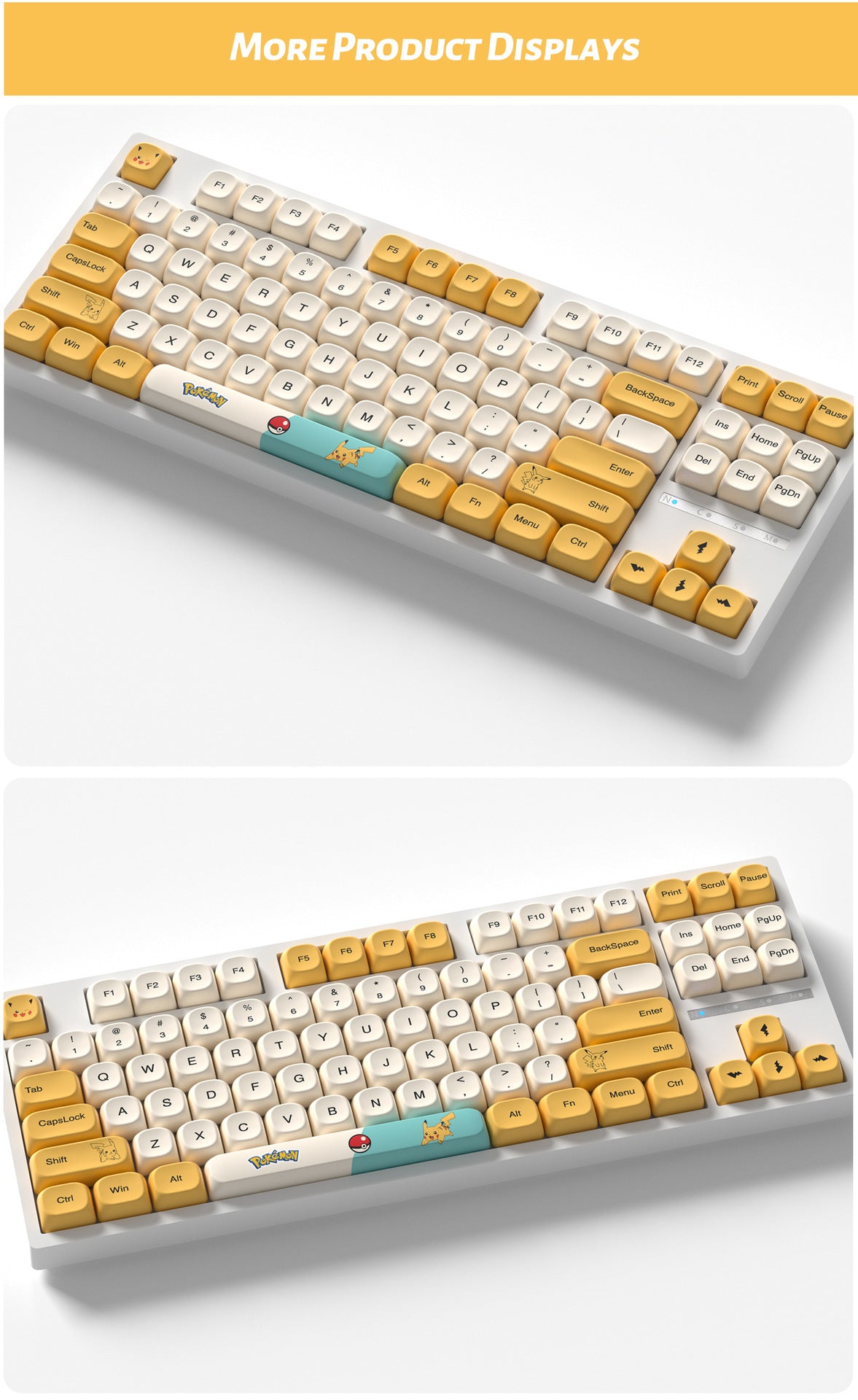 Pikachu Keycaps