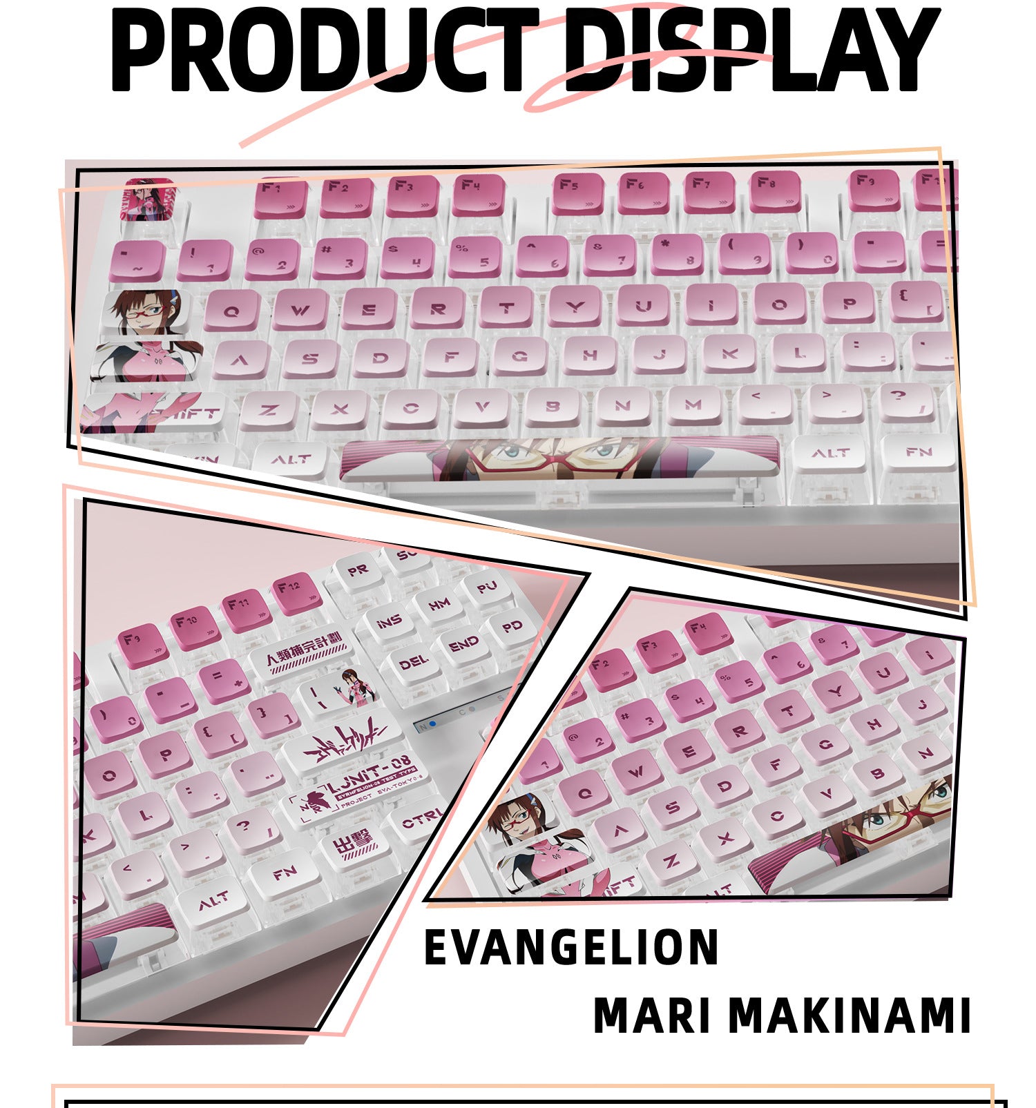 Makinami Four-Sided Backlight Keycaps