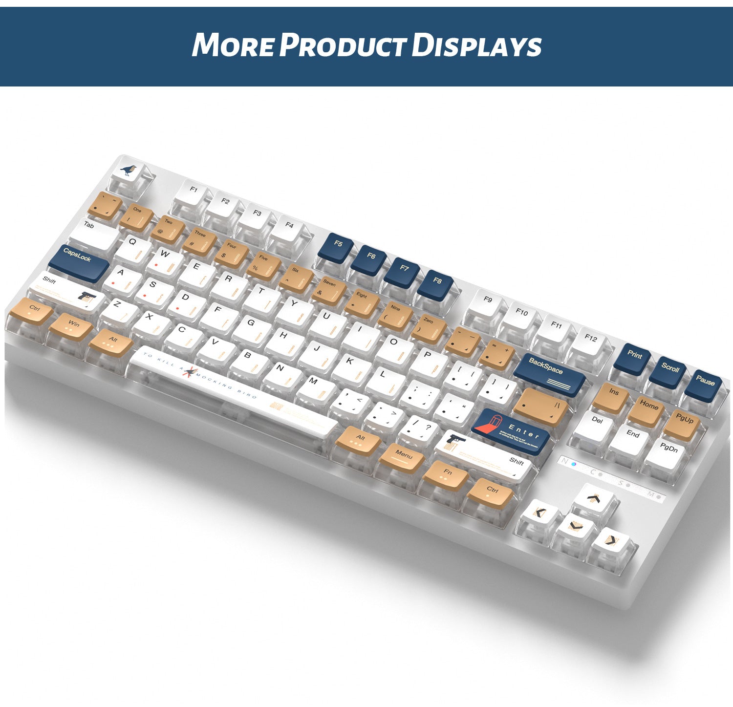 Robin Four-Sided Backlight Keycaps
