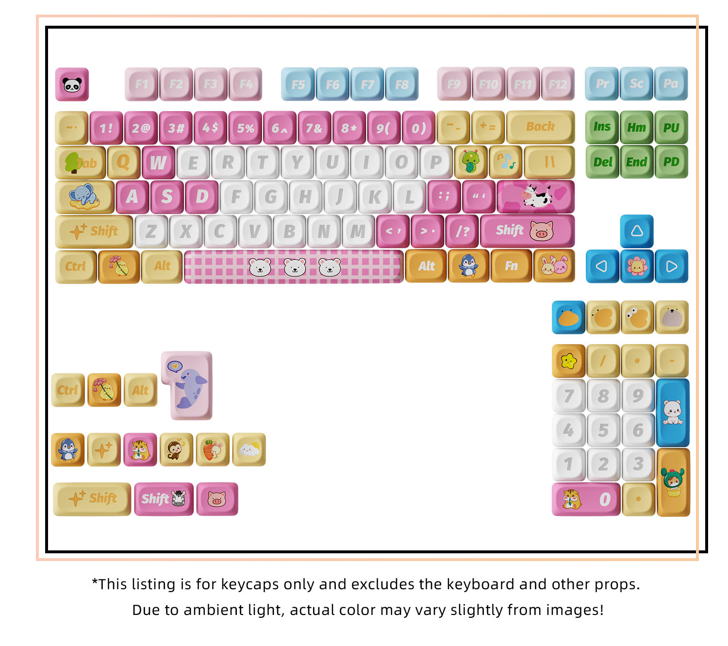 Happy Zoo Keycaps