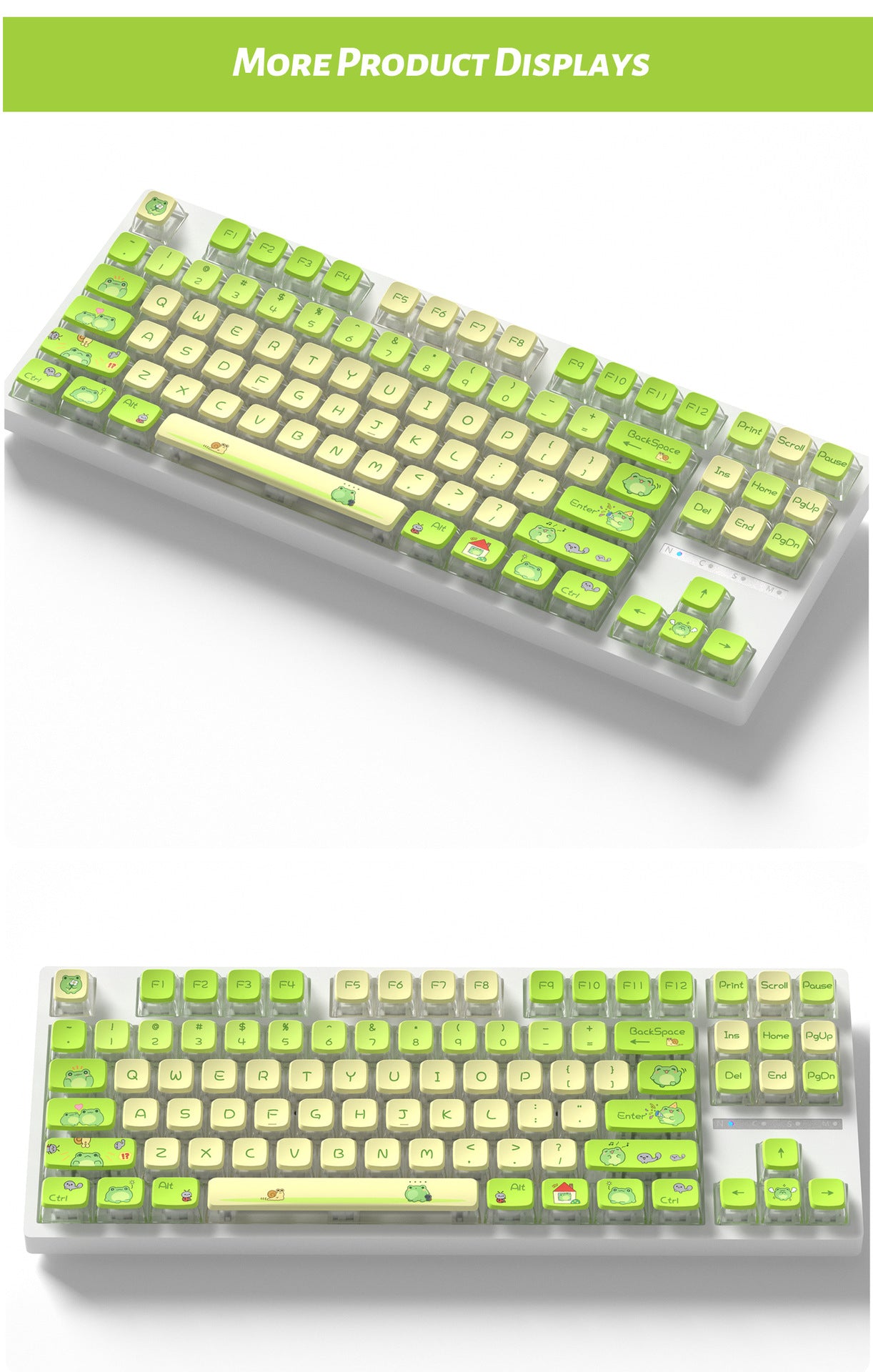 Little Frog Four-Sided Backlight Keycaps
