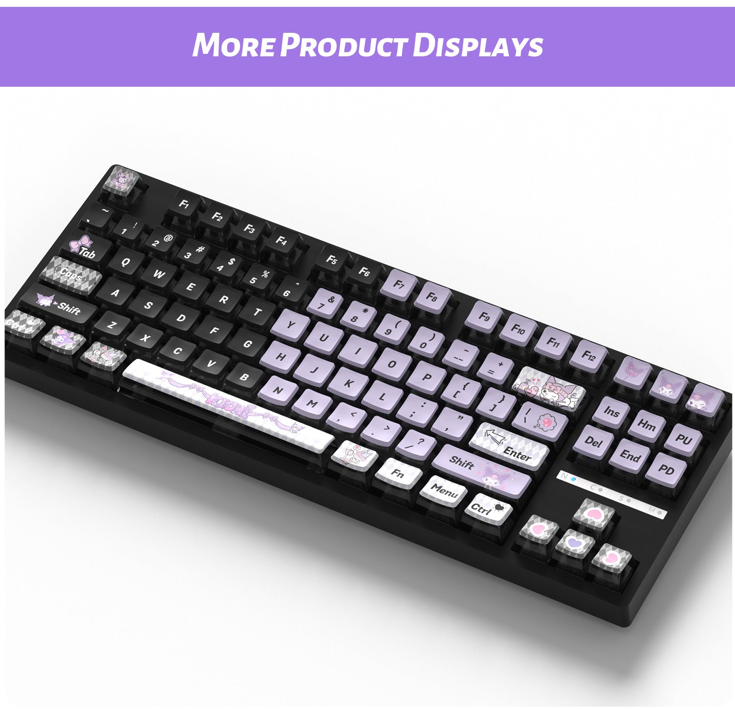 Kuromi Four-Sided Backlight Keycaps
