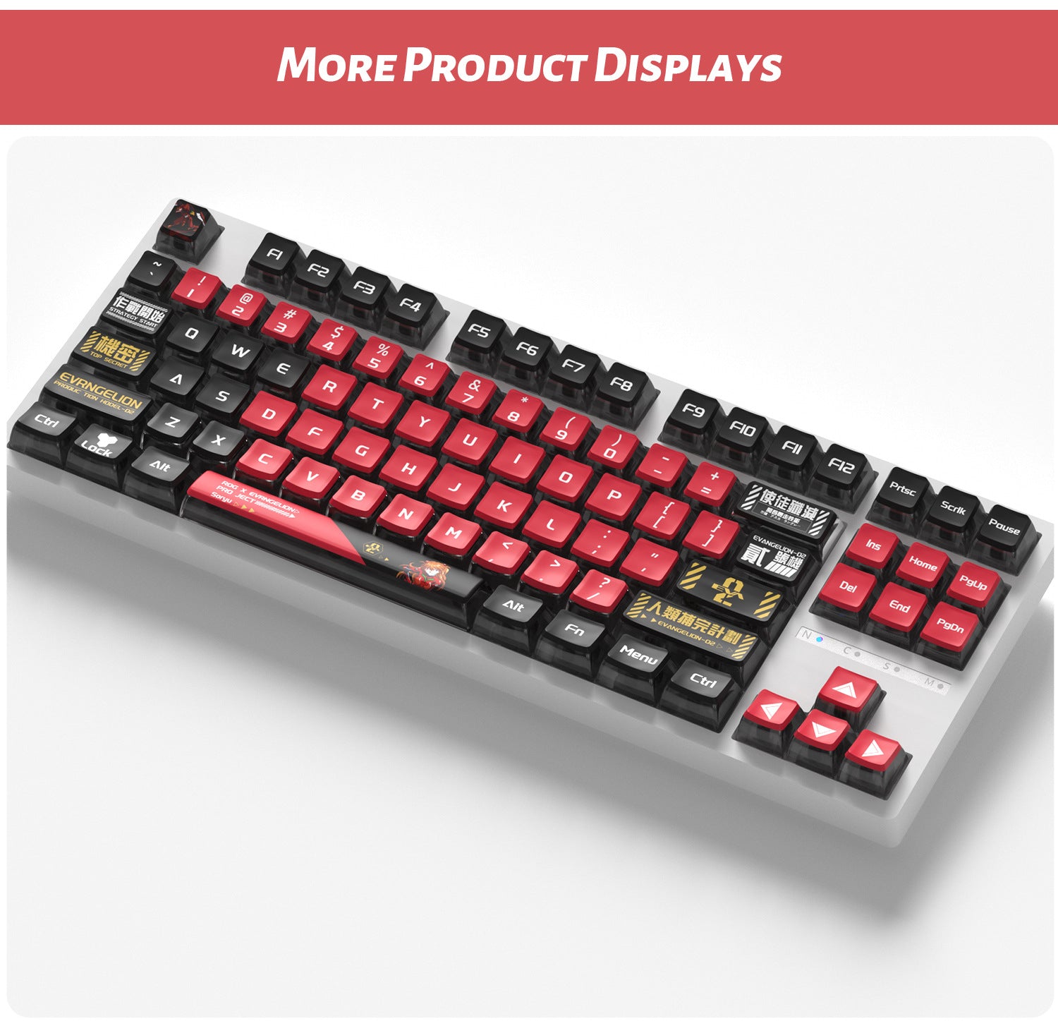 EVA Asuka Four-Sided Backlight Keycaps