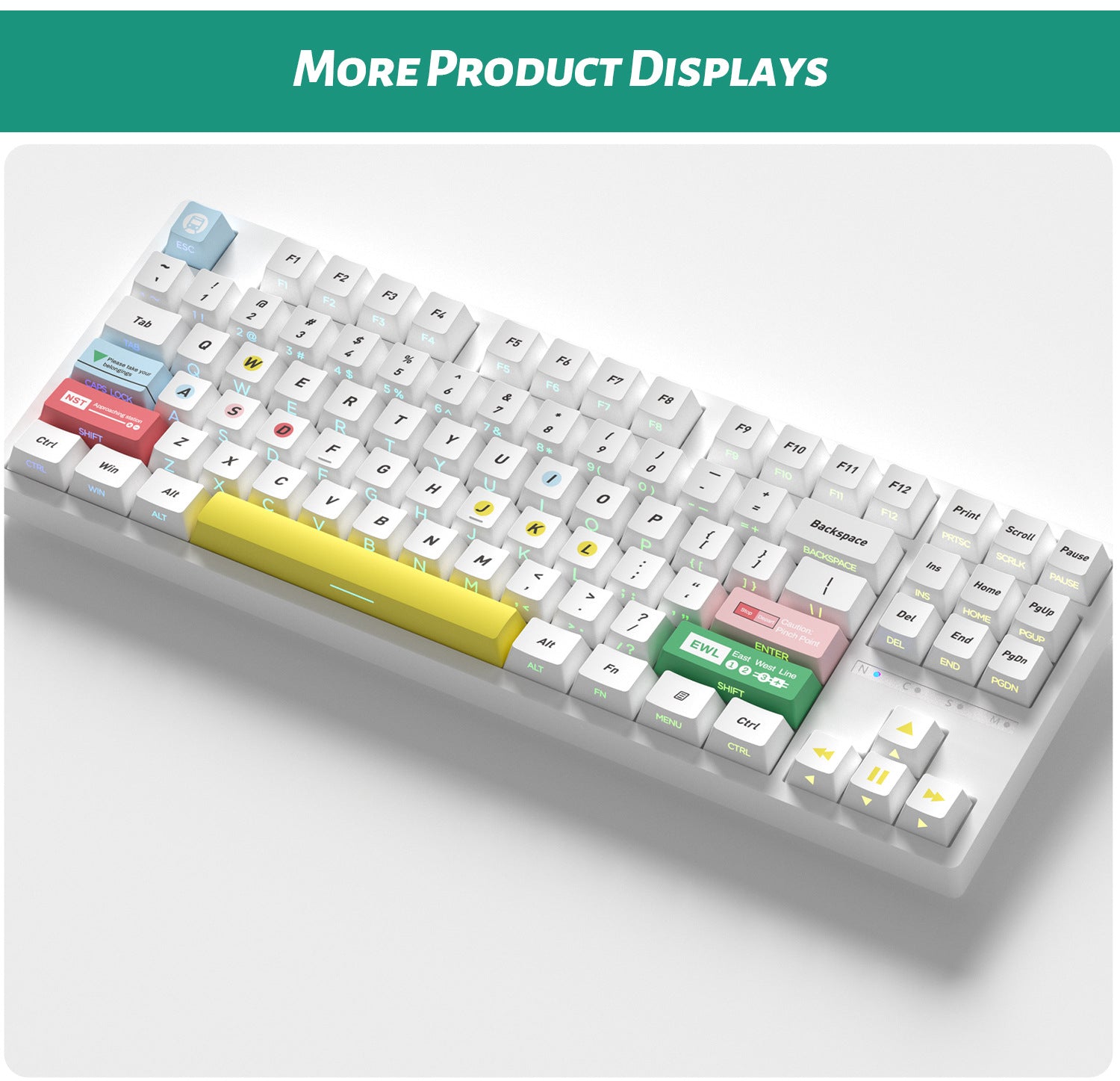 Singapore MRT Side Backlight Keycaps