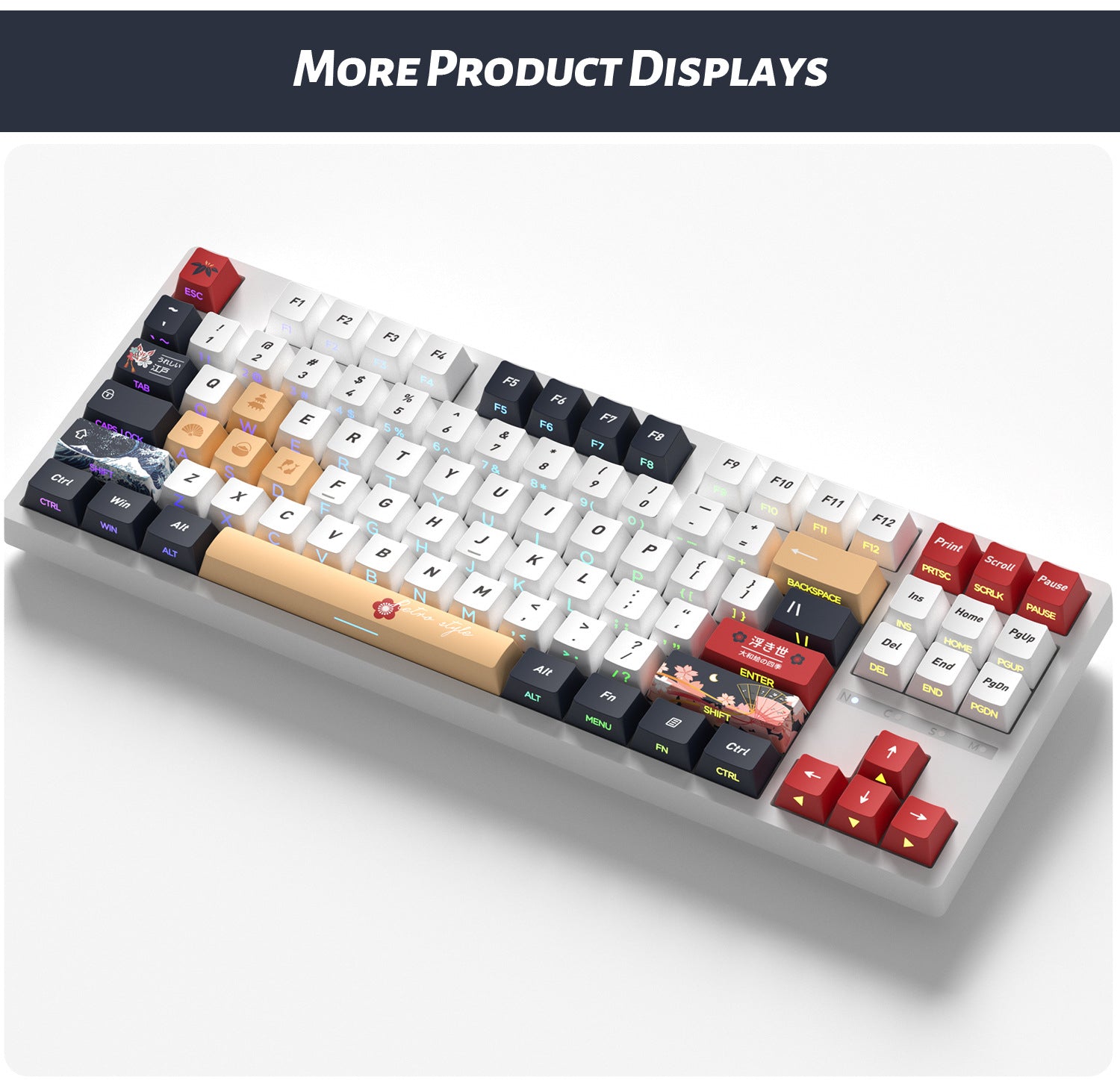 Ukiyo-e Side Backlight Keycaps