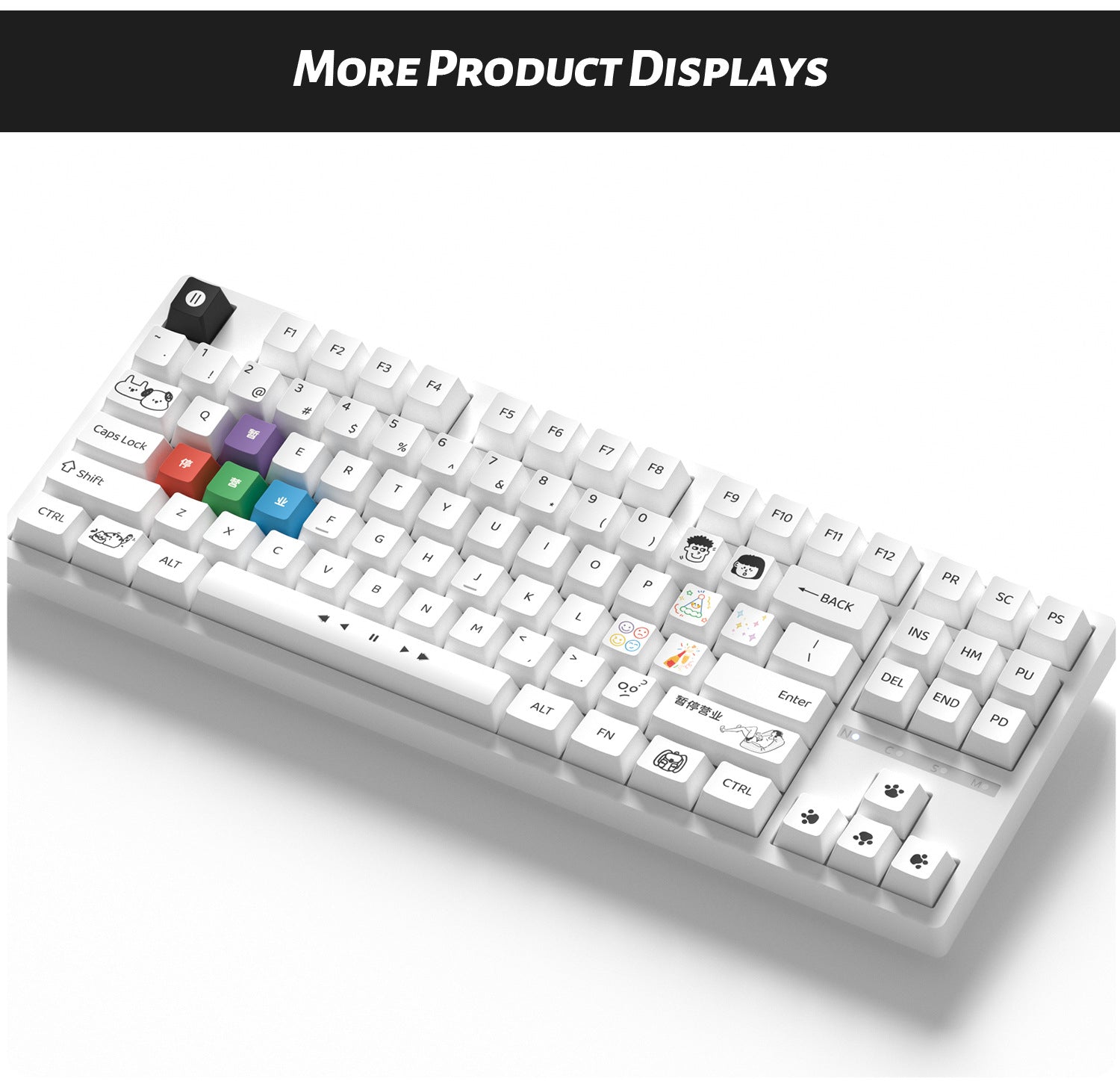 Temporarily Closed Keycaps