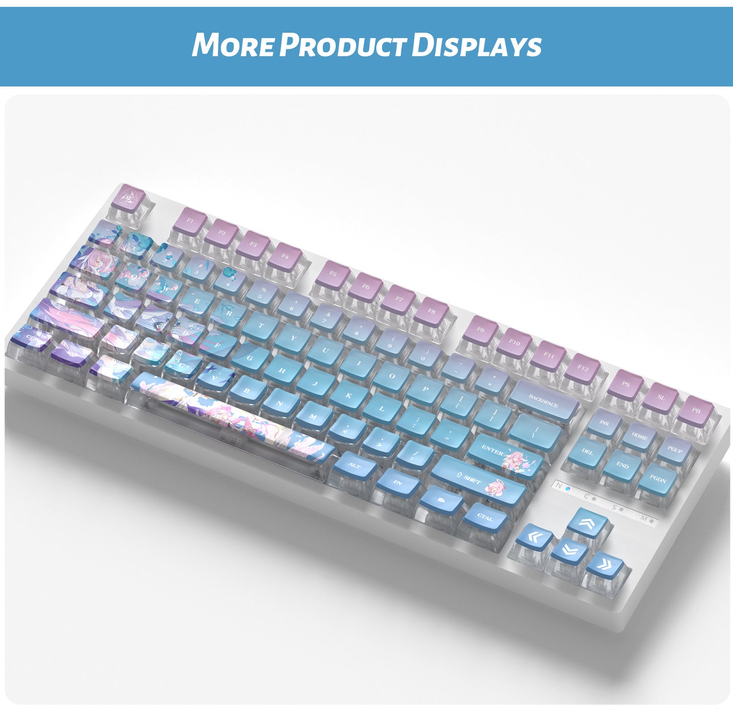 Elysia Four-Sided Backlight Keycaps