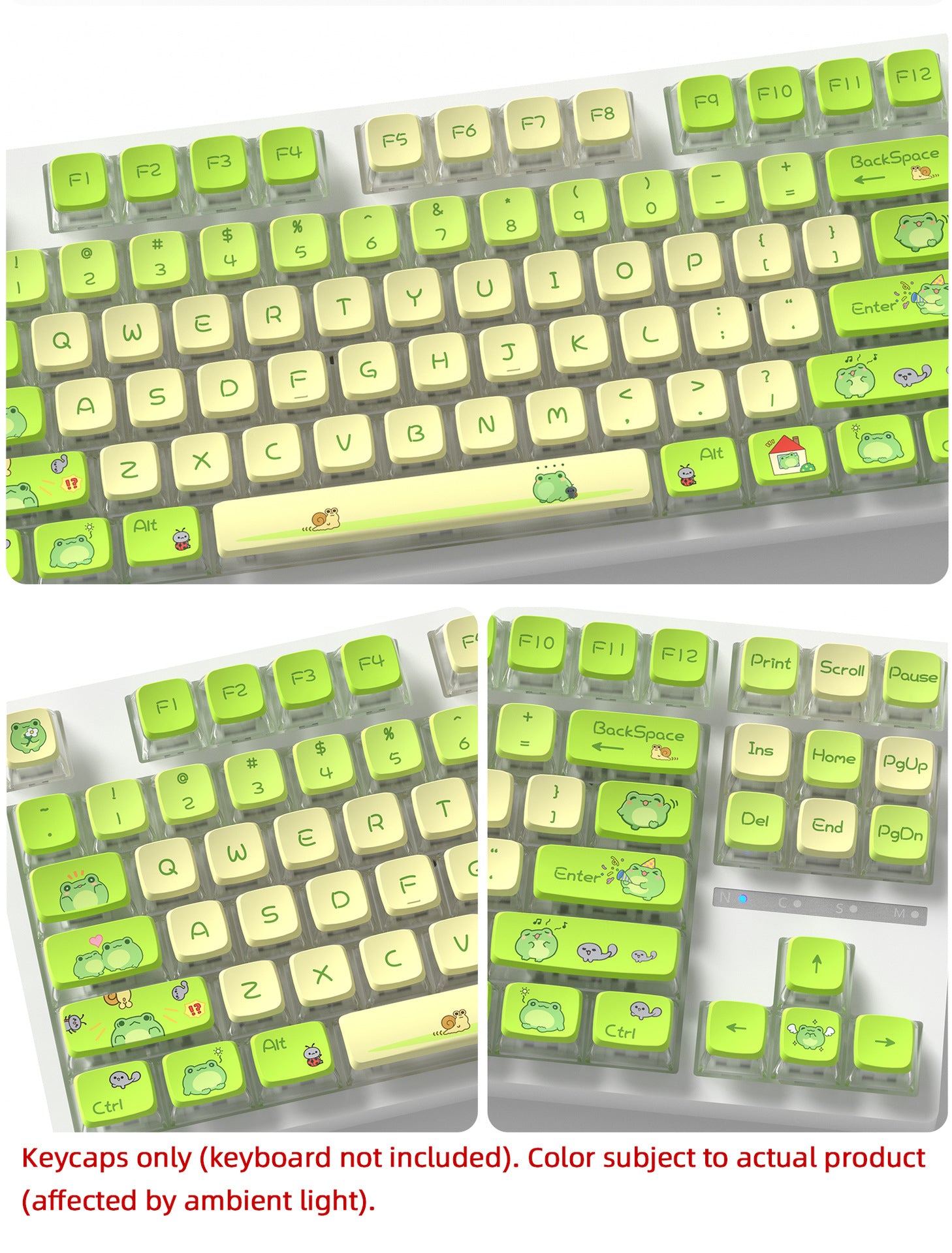 Little Frog Four-Sided Backlight Keycaps