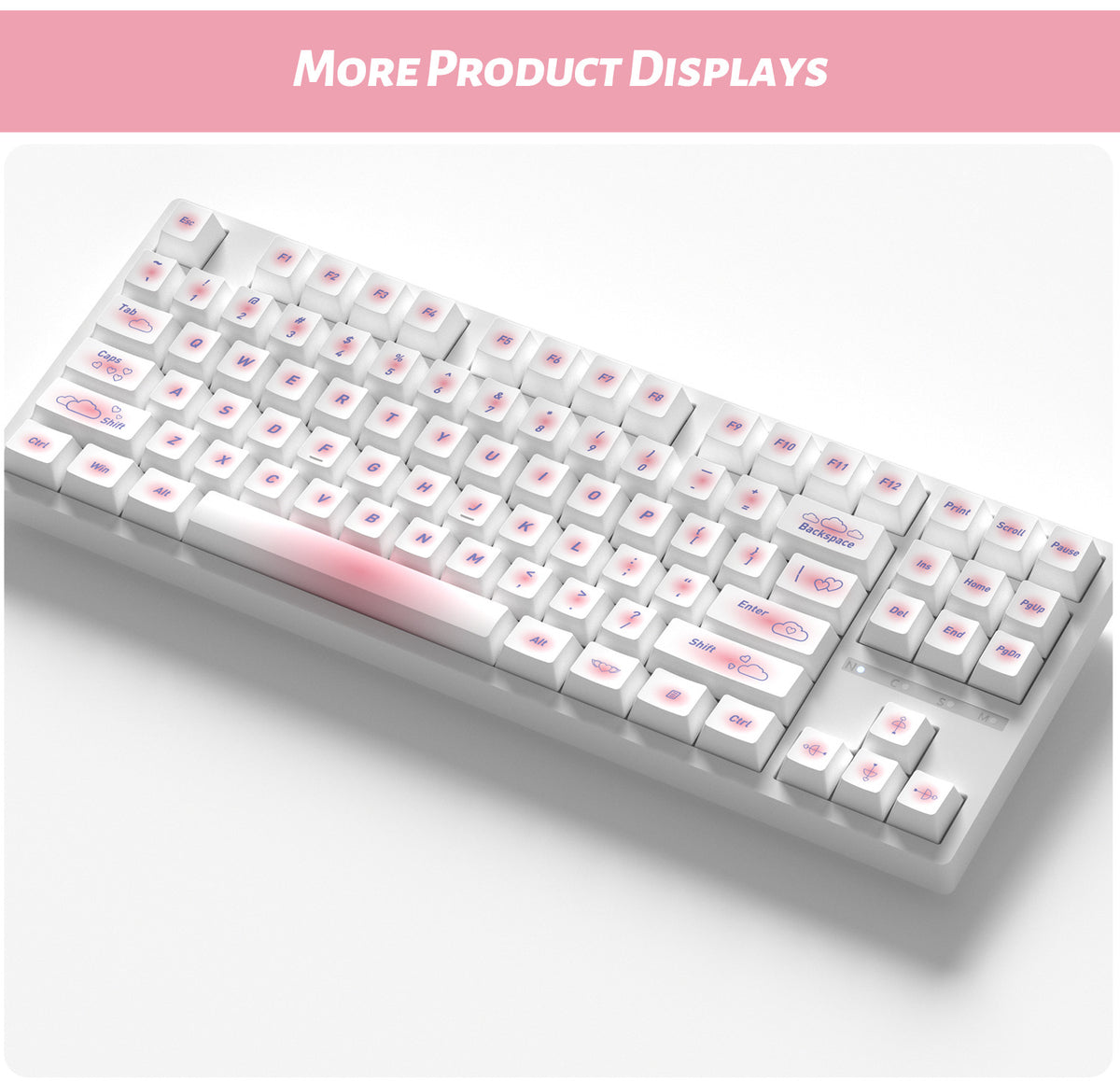 Cloud Mood Keycaps
