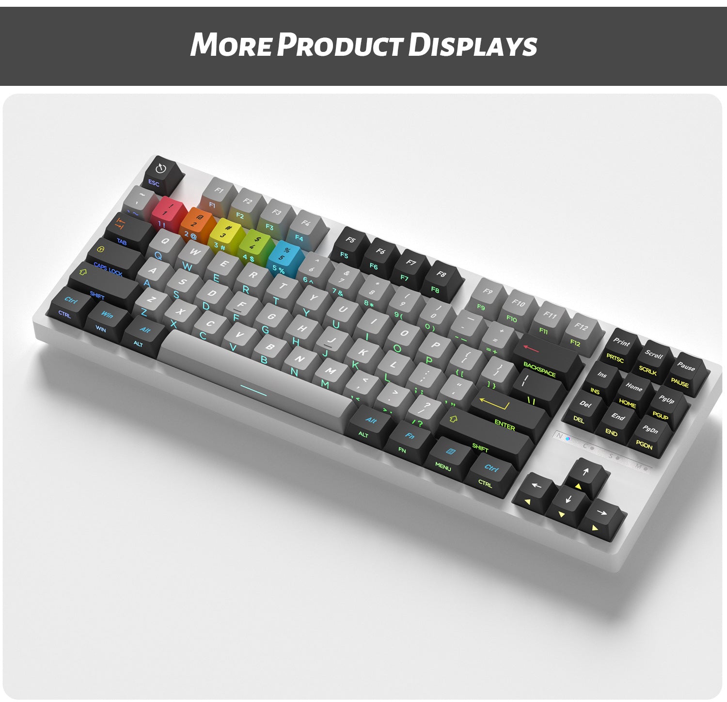 Printed Miffy Side Backlight Keycaps
