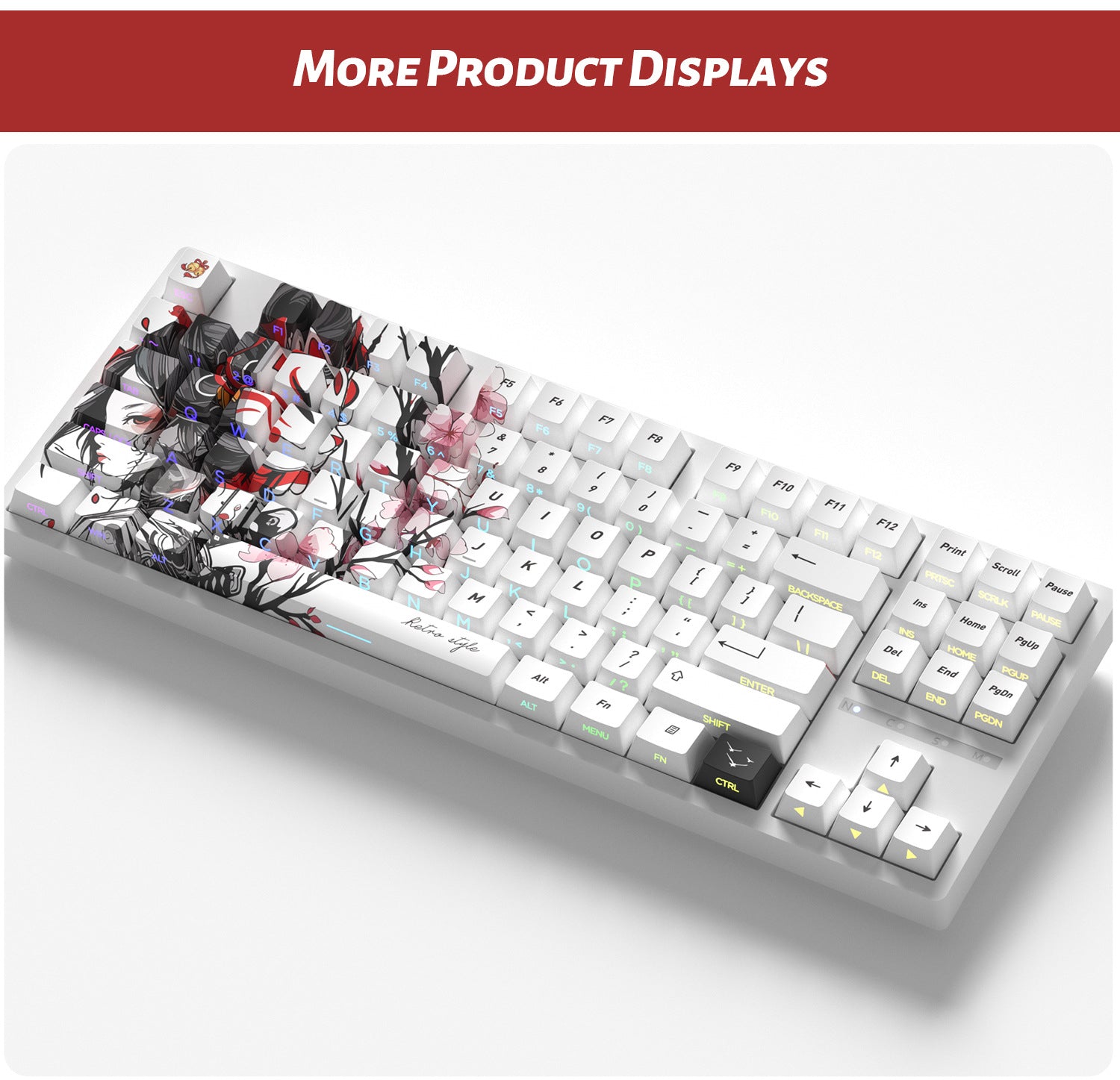 Red Fox Side Backlight Keycaps