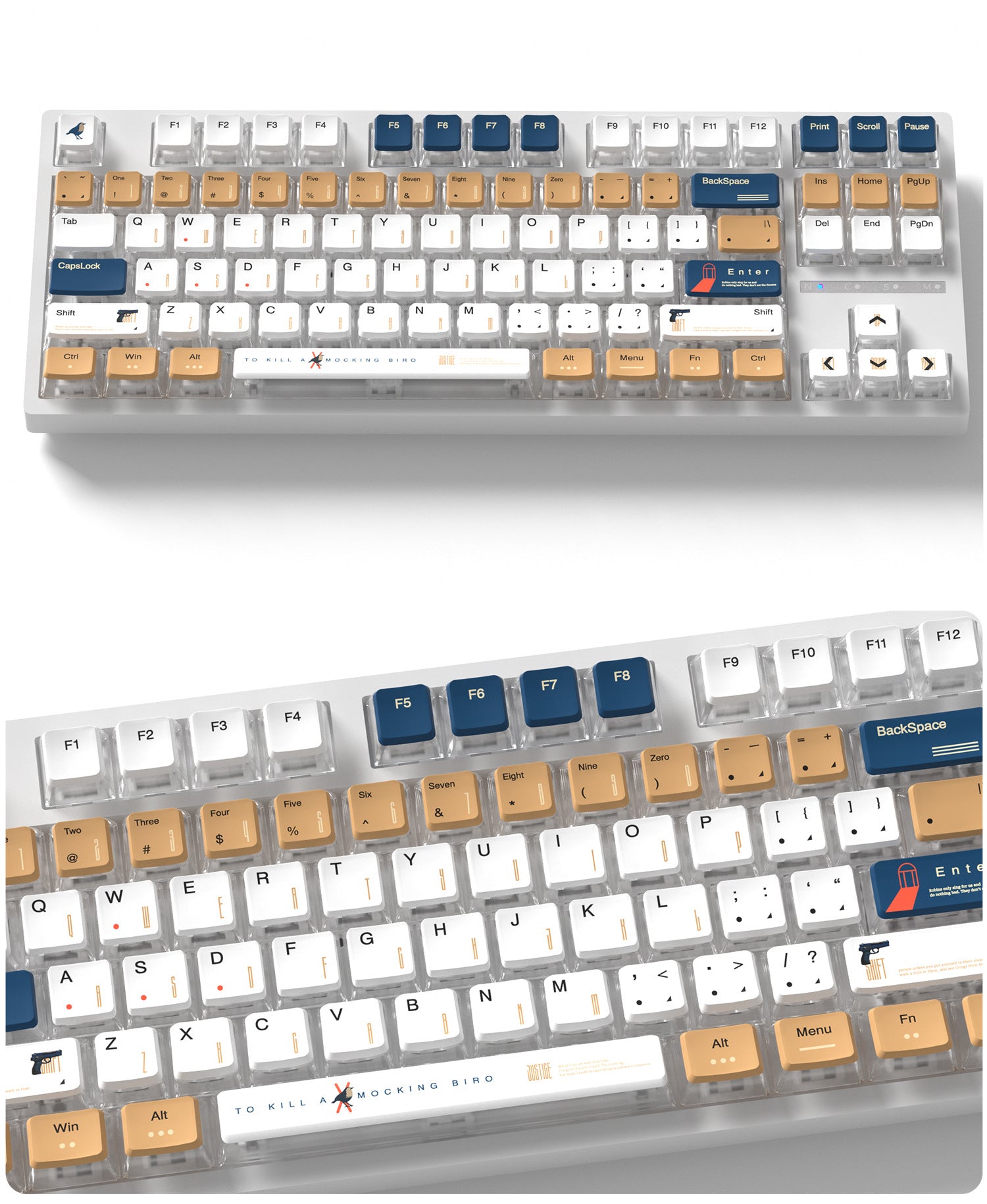 Robin Four-Sided Backlight Keycaps