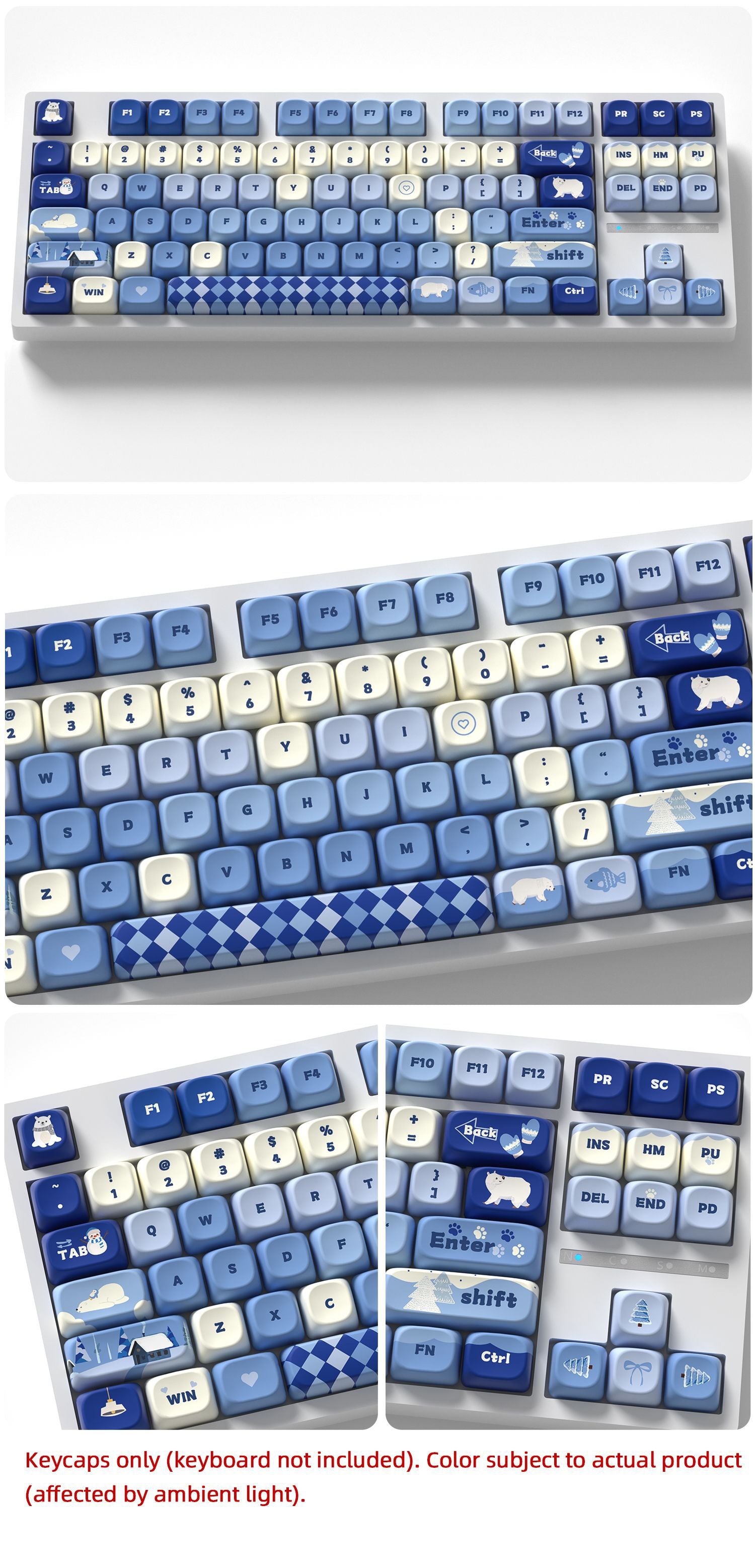 Polar Bear Keycaps