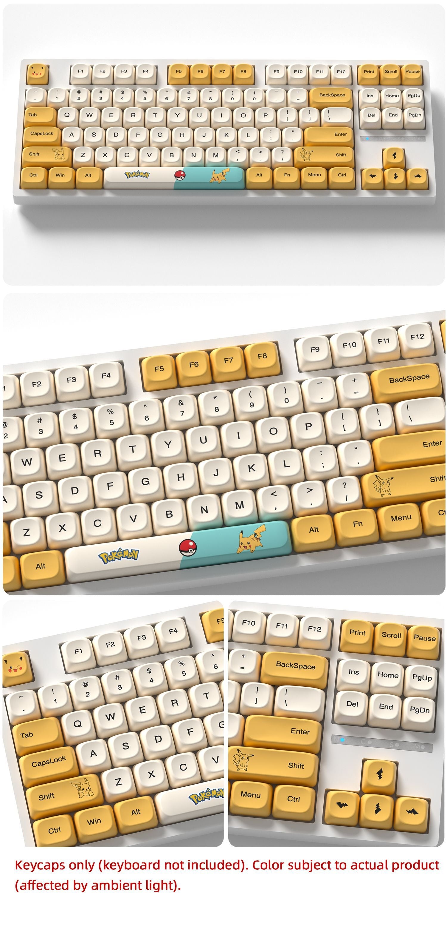 Pikachu Keycaps