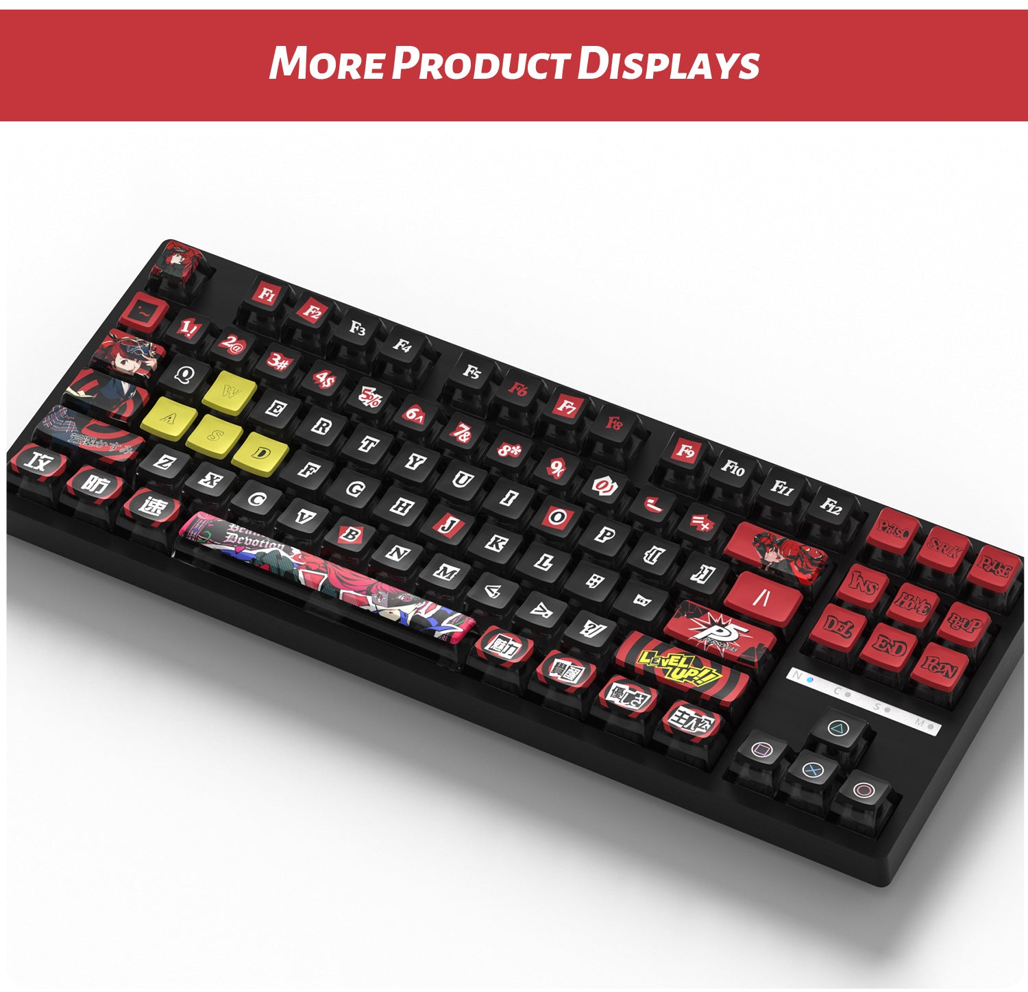 Kasumi Four-Sided Backlight Keycaps