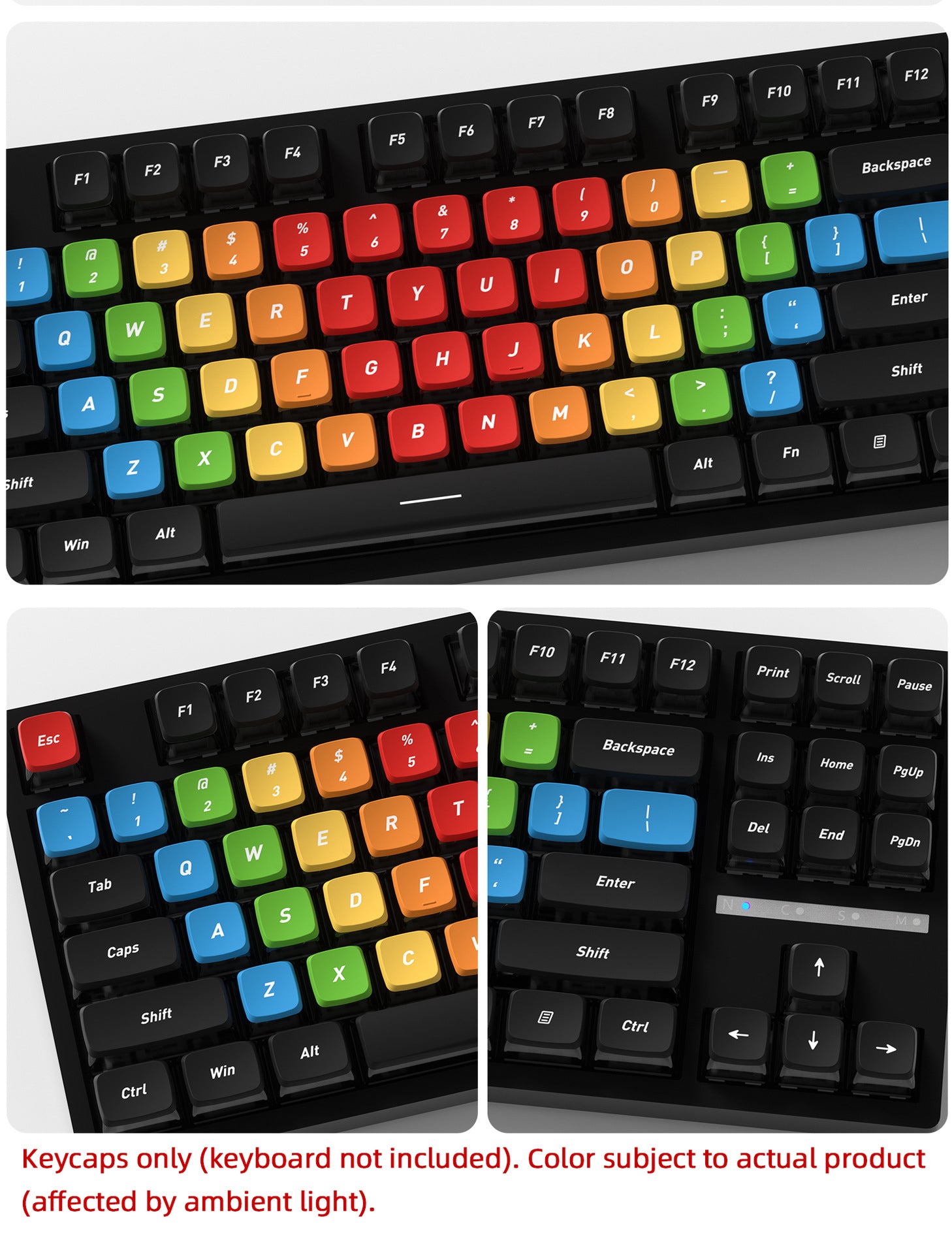 Click Four-Sided Backlight Keycaps