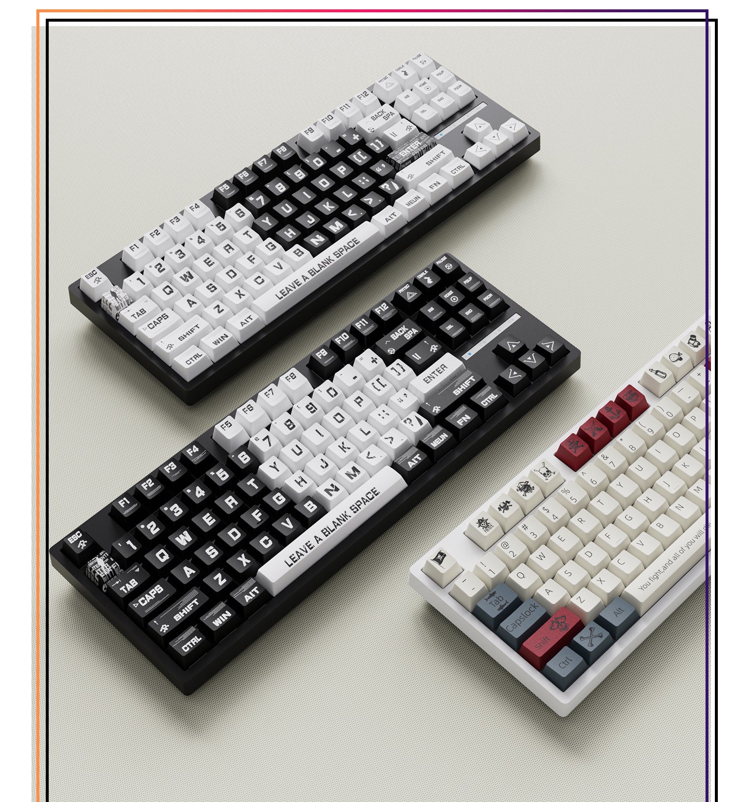 Pirates Caribbean Keycaps