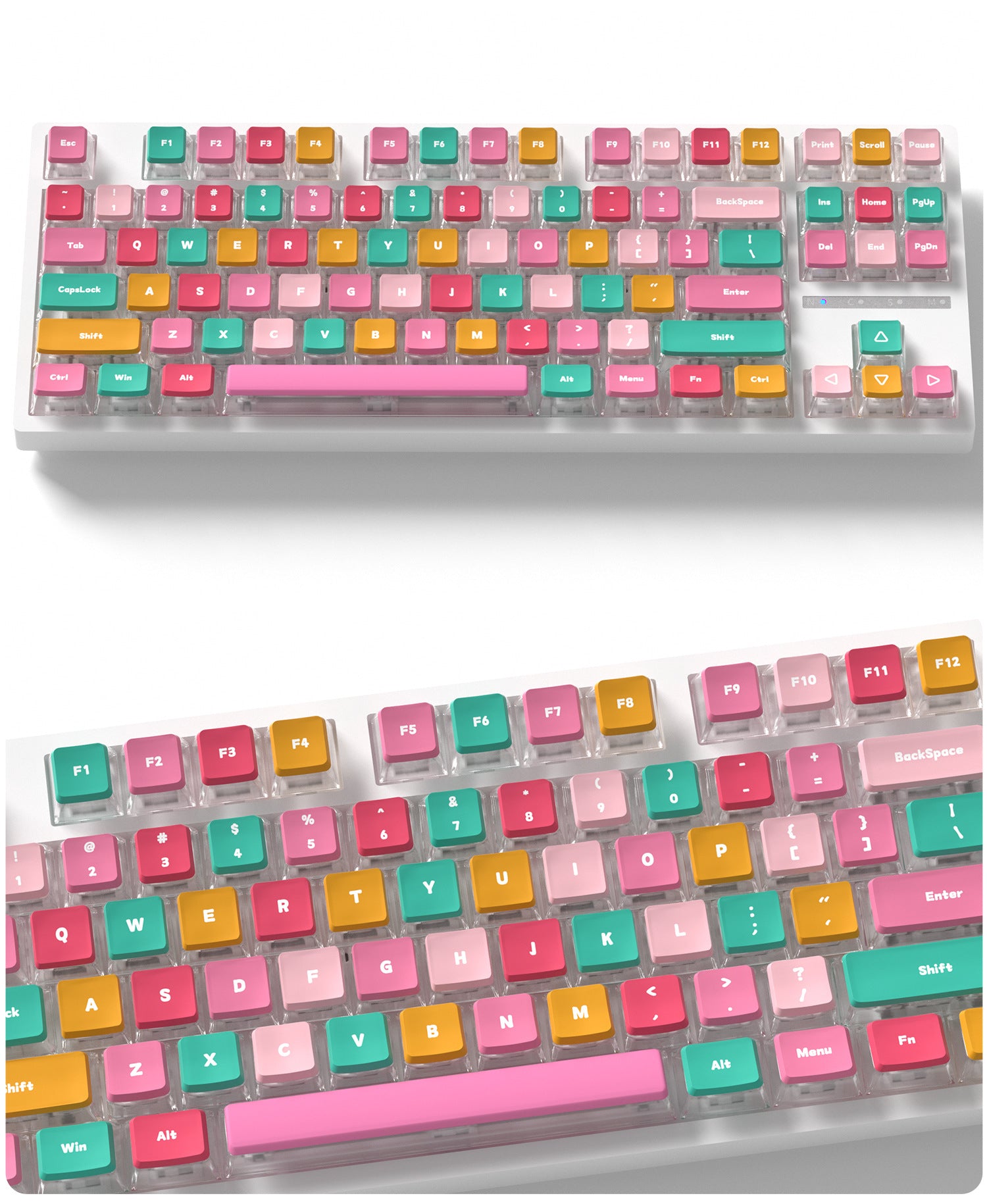 Lipstick Mix Four-Sided Backlight Keycaps