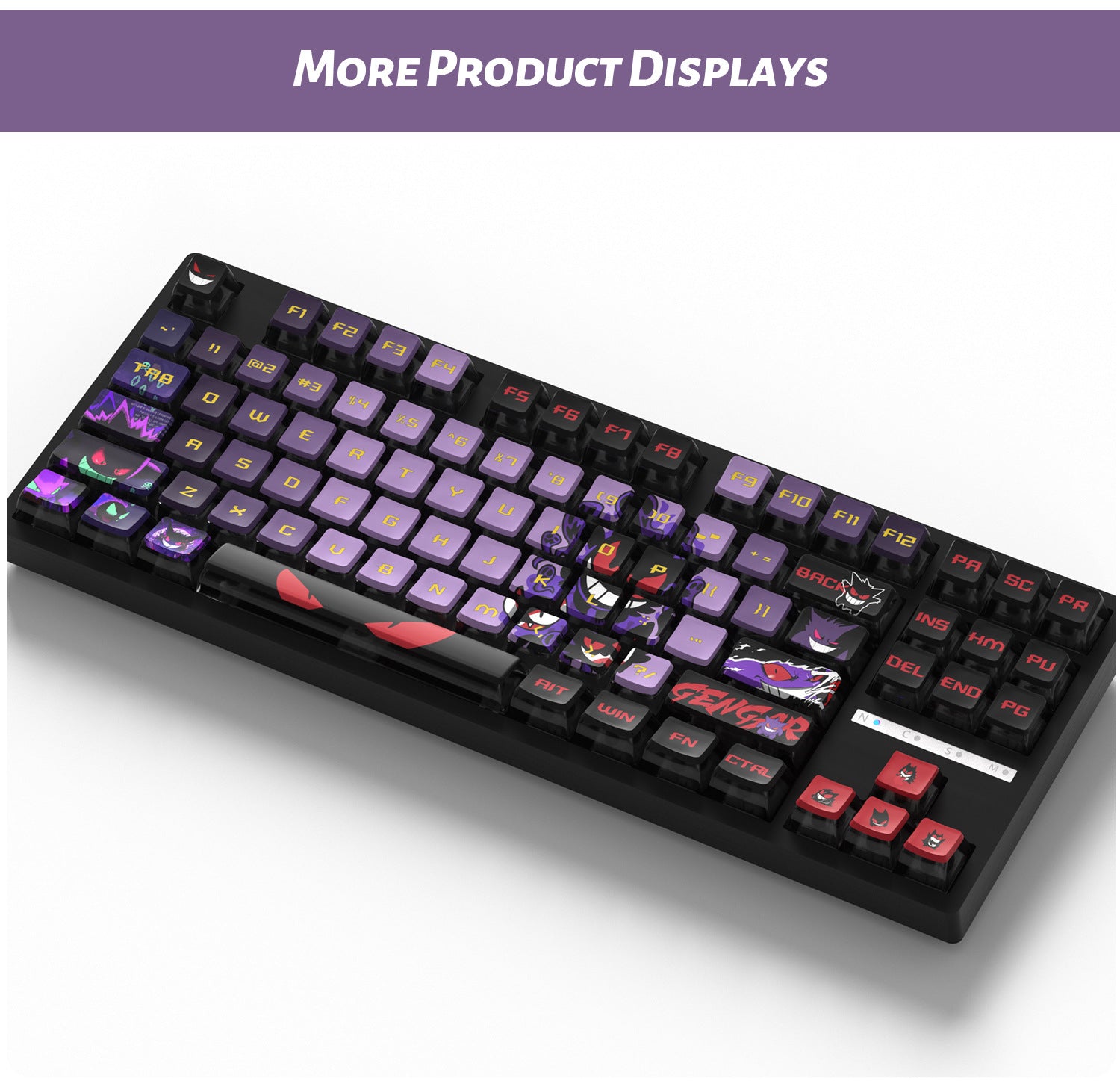 Gengar Four-Sided Backlight Keycaps