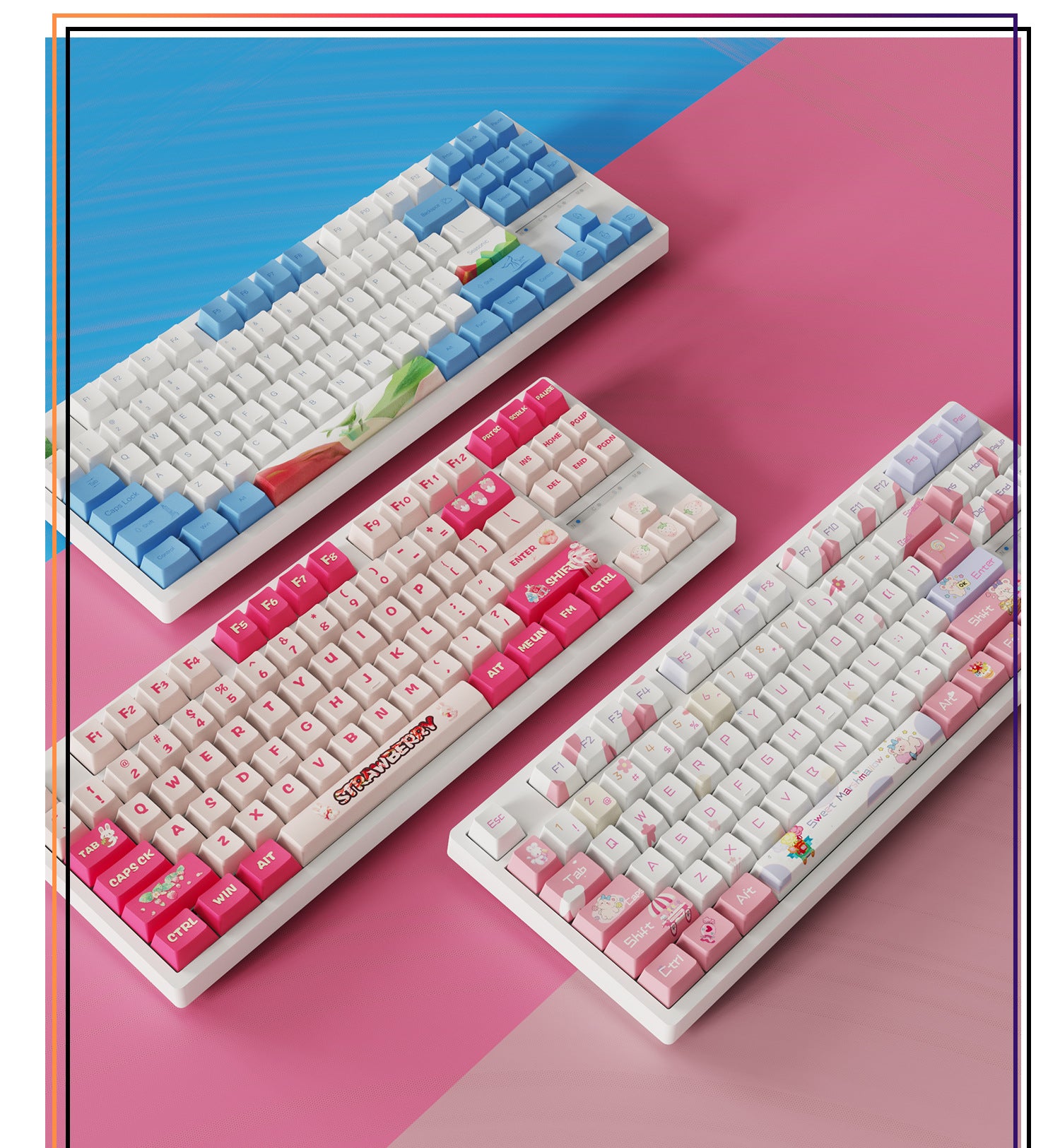 Marshmallow Keycaps