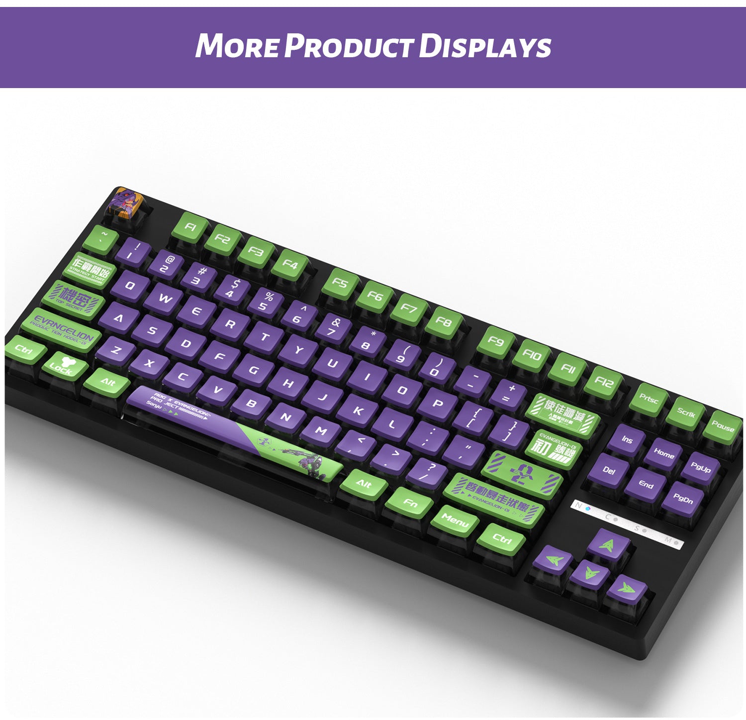 EVA Unit-01 Four-Sided Backlight Keycaps