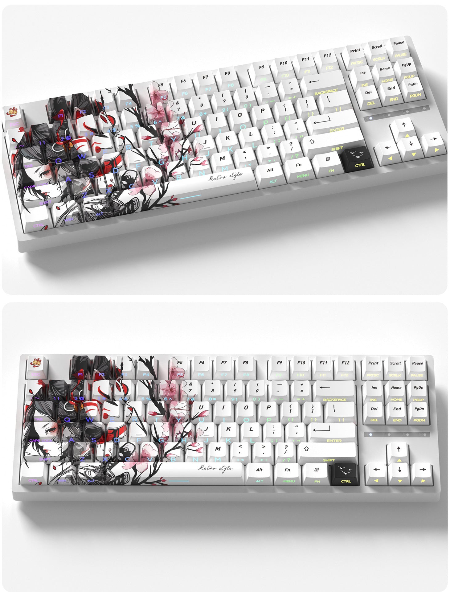 Red Fox Side Backlight Keycaps