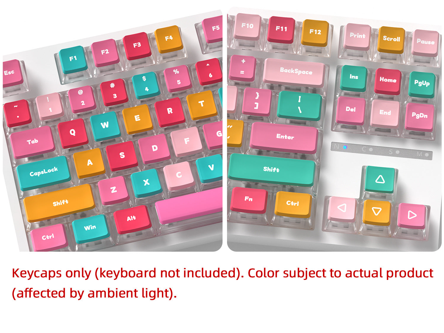 Lipstick Mix Four-Sided Backlight Keycaps