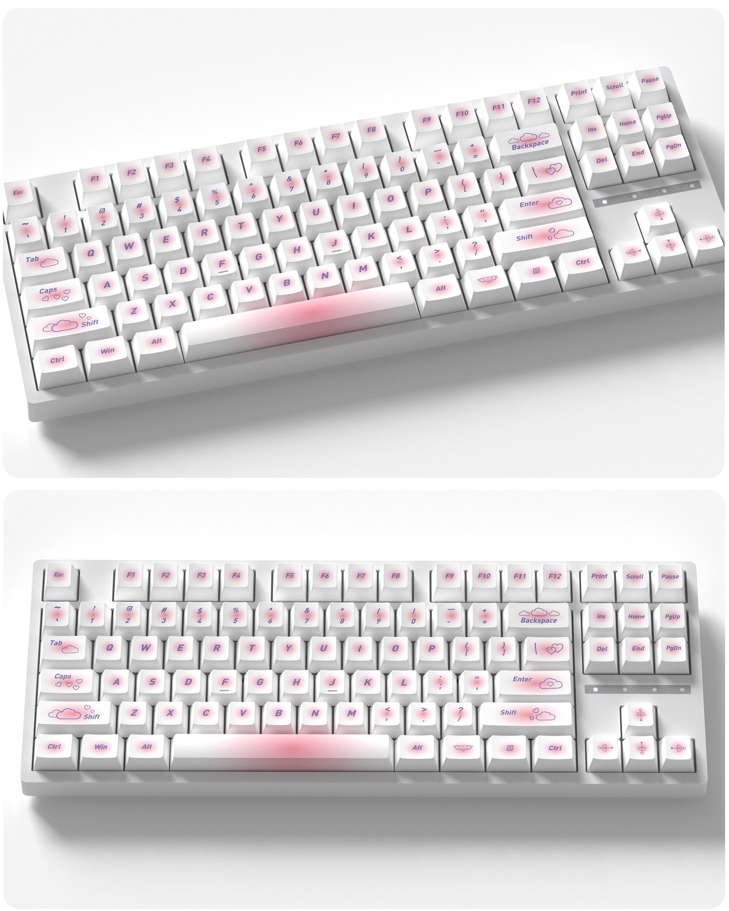 Cloud Mood Keycaps