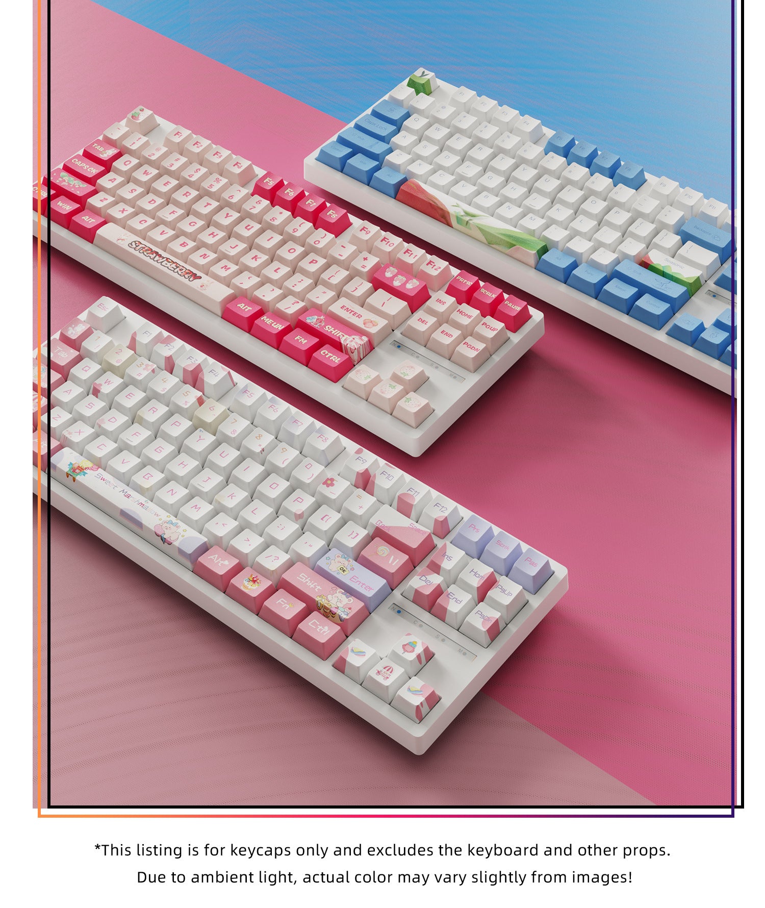 Marshmallow Keycaps