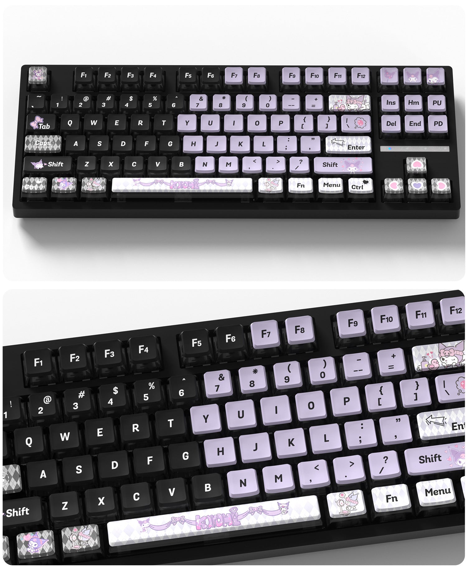 Kuromi Four-Sided Backlight Keycaps