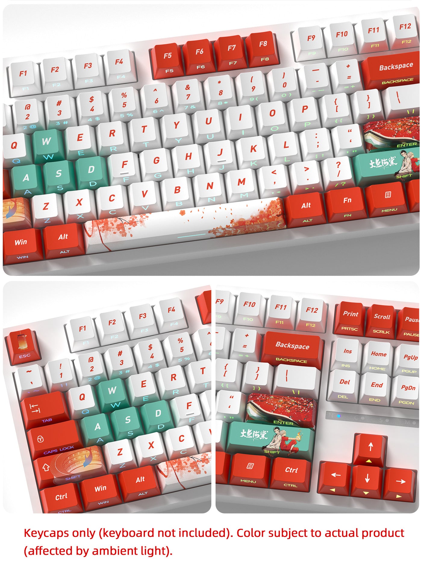 Big Fish Begonia Side Backlight Keycaps
