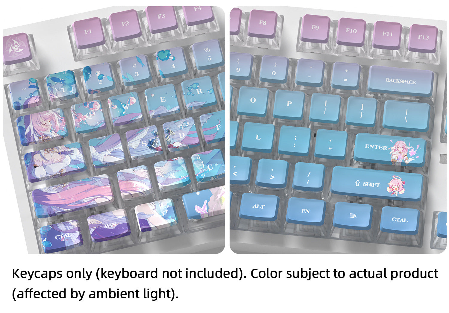 Elysia Four-Sided Backlight Keycaps