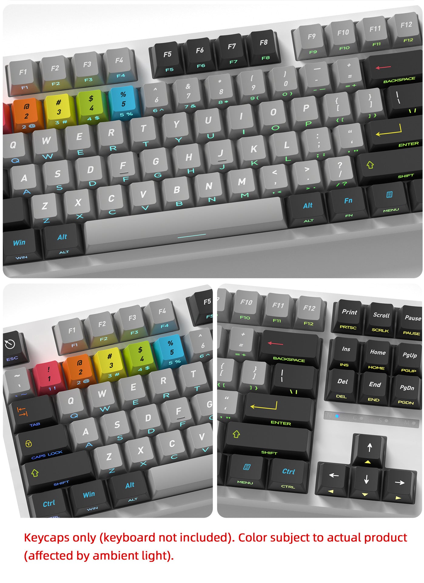 Printed Miffy Side Backlight Keycaps